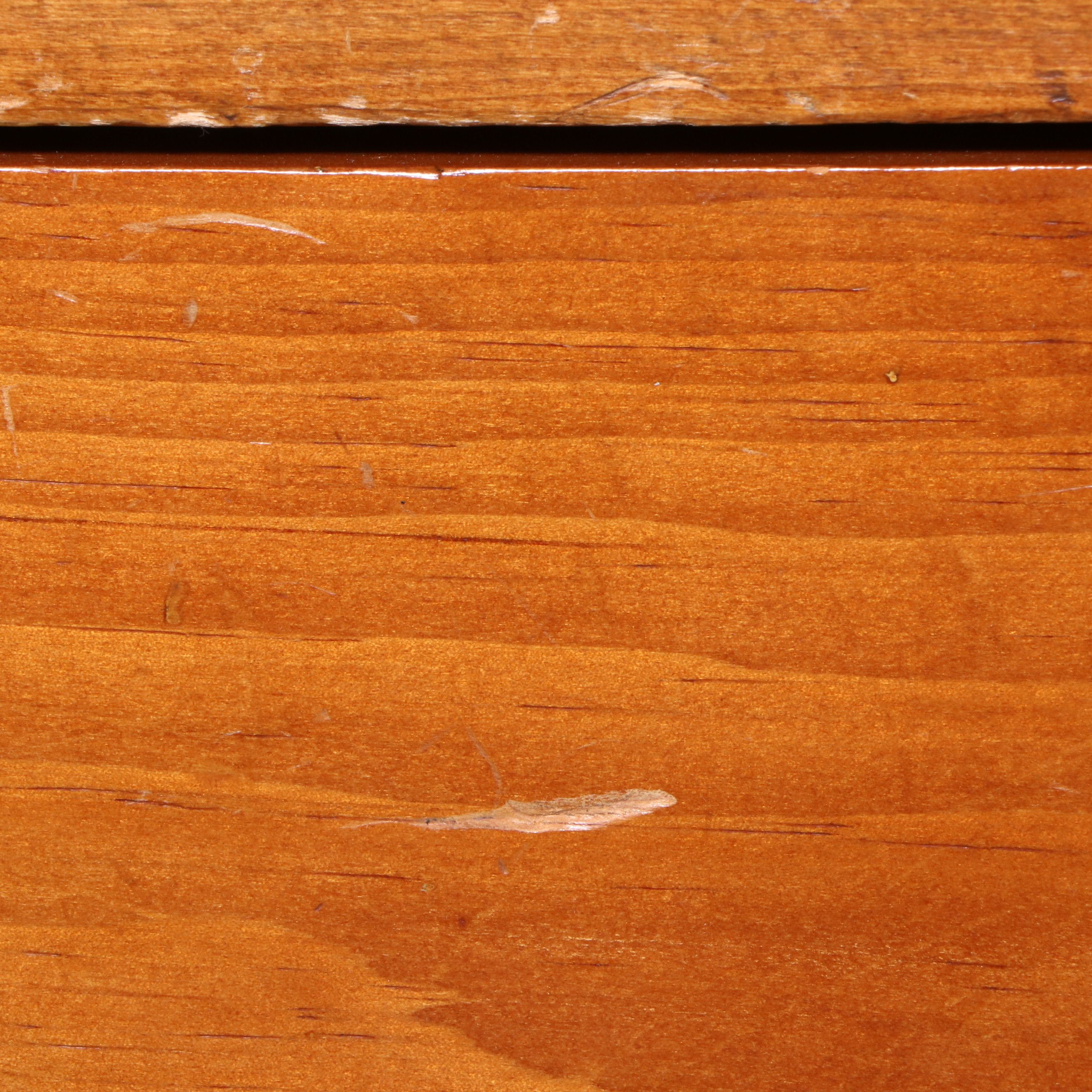 Empire Style Pine and Hardwood Chest of Drawers, Late 19th to Early 20th Century