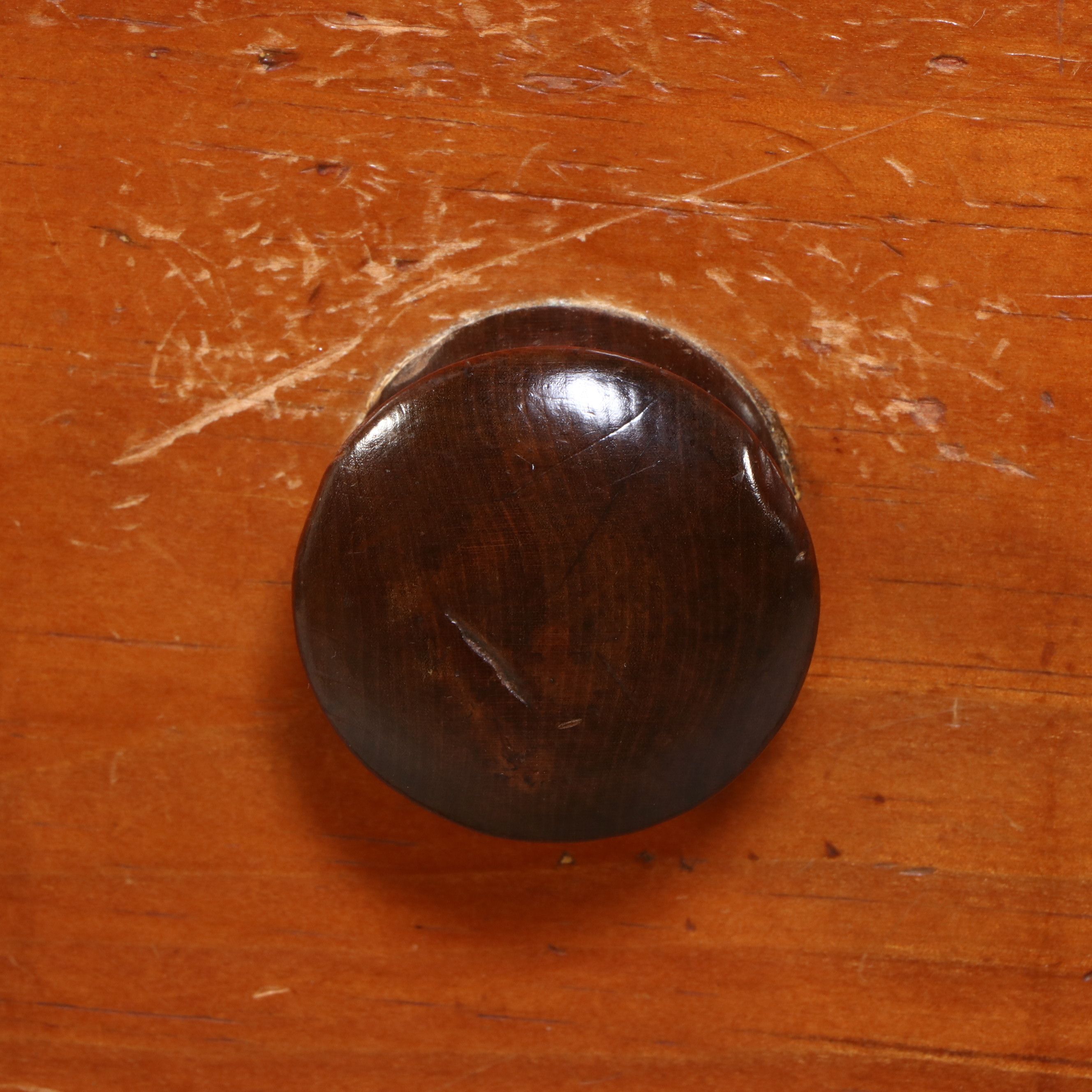 Empire Style Pine and Hardwood Chest of Drawers, Late 19th to Early 20th Century