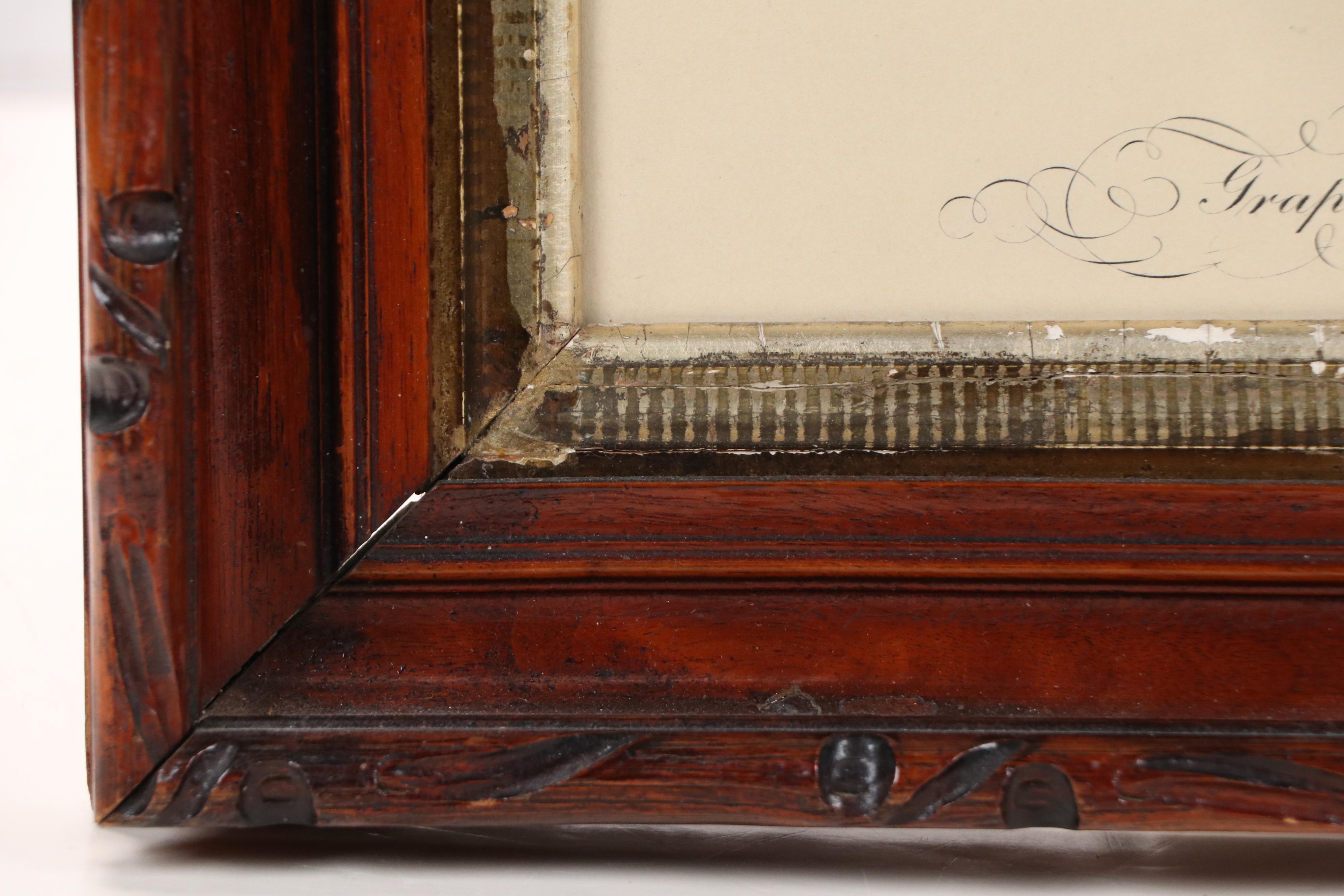 J. L. Prévost Hand-Colored Lithograph "Grapes and Peaches," Early 20th Century