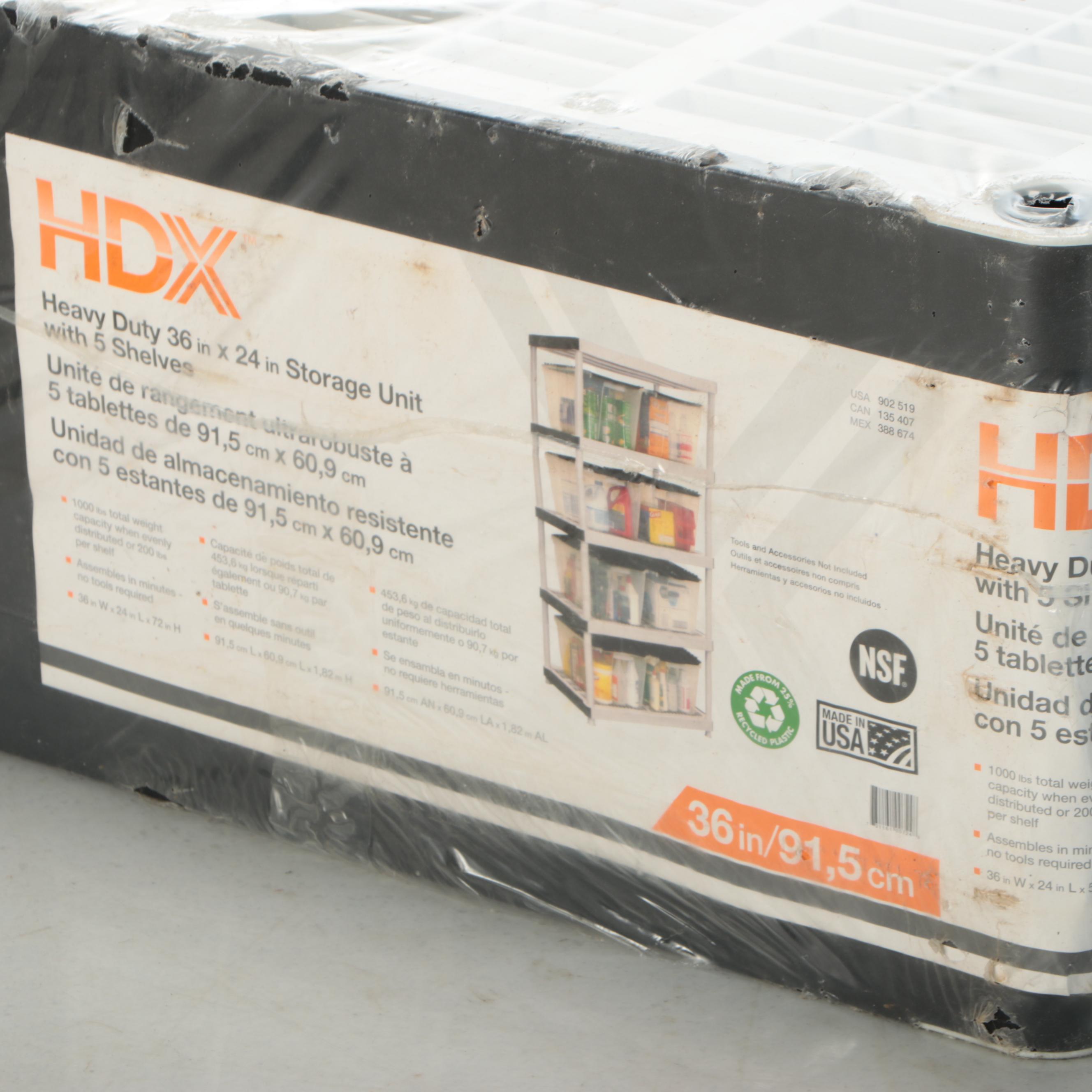 HDX Heavy Duty Storage Shelving Unit