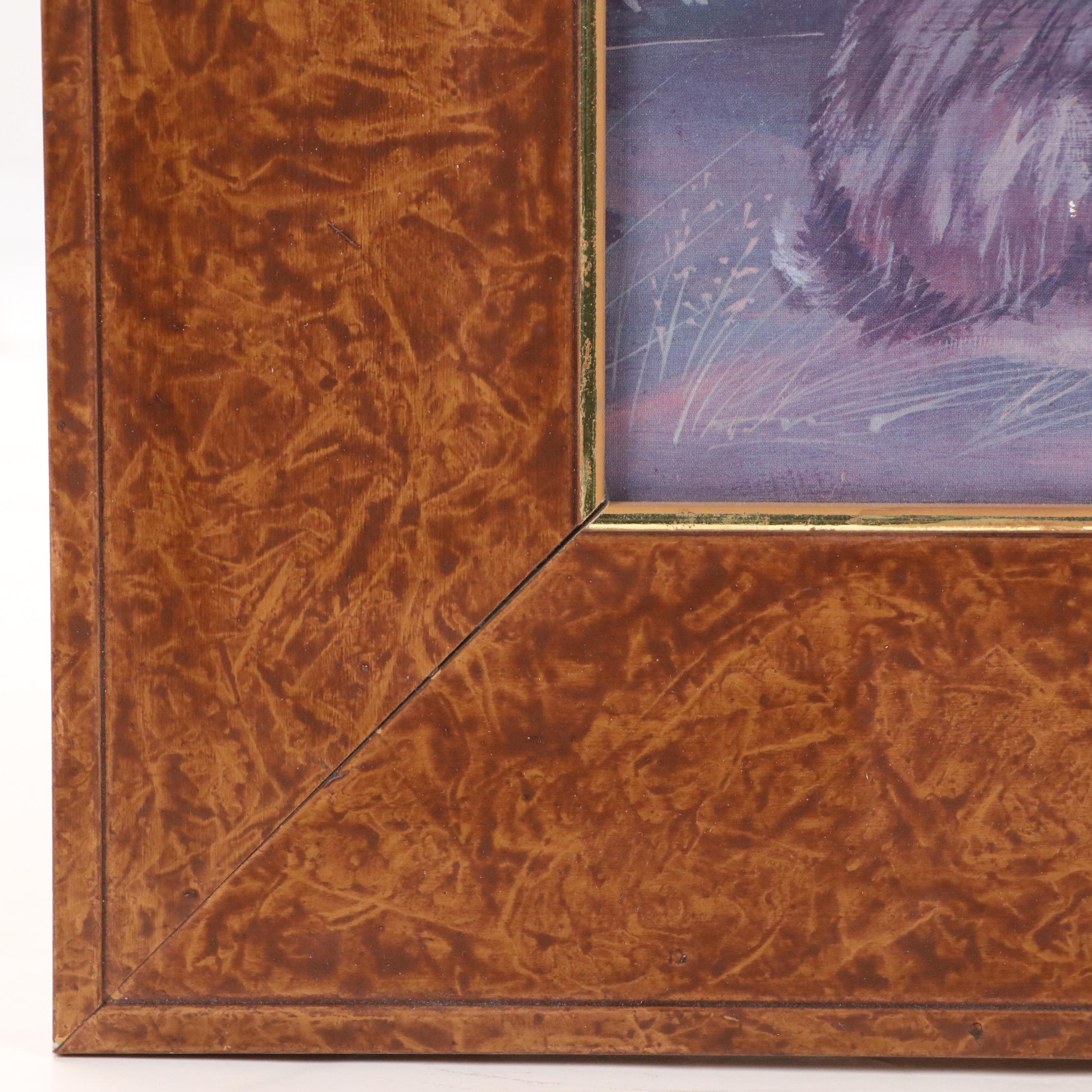 Marlene Coble Offset Lithograph of Wild Hare, 1989