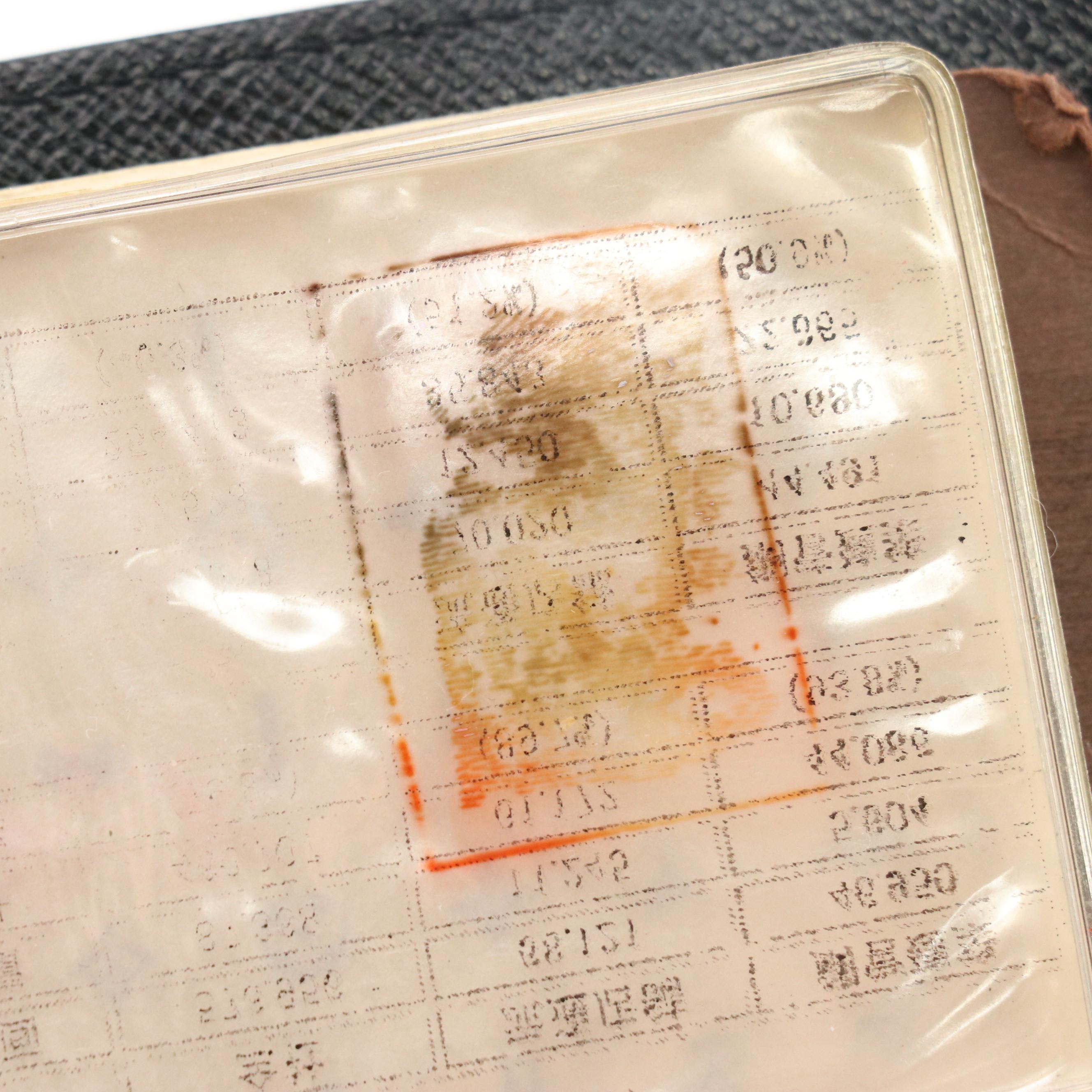 Louis Vuitton 6 Ring Agenda Cover in Black Epi Leather