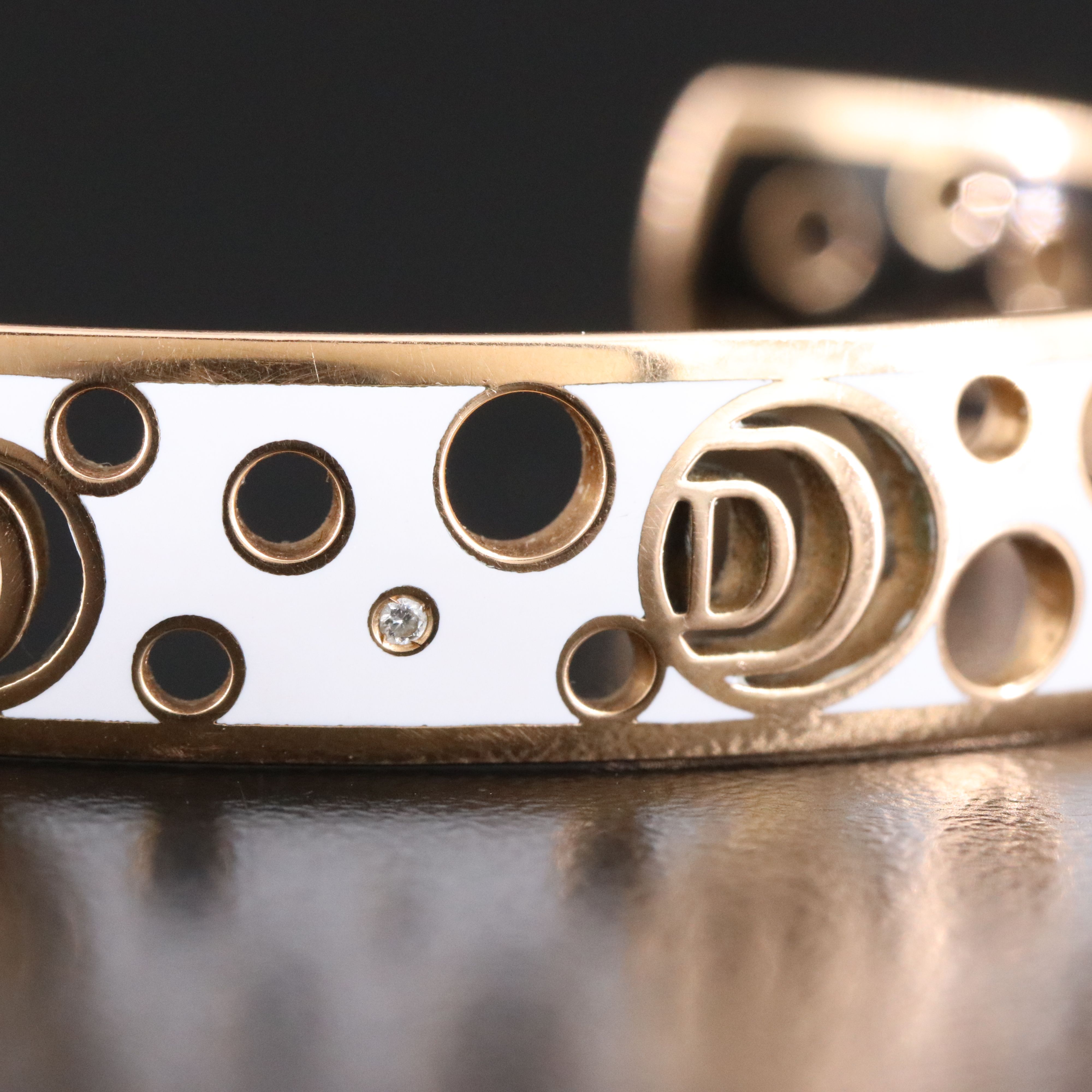 Damiani  Damianissima 18K Rose Gold Cuff Bracelet