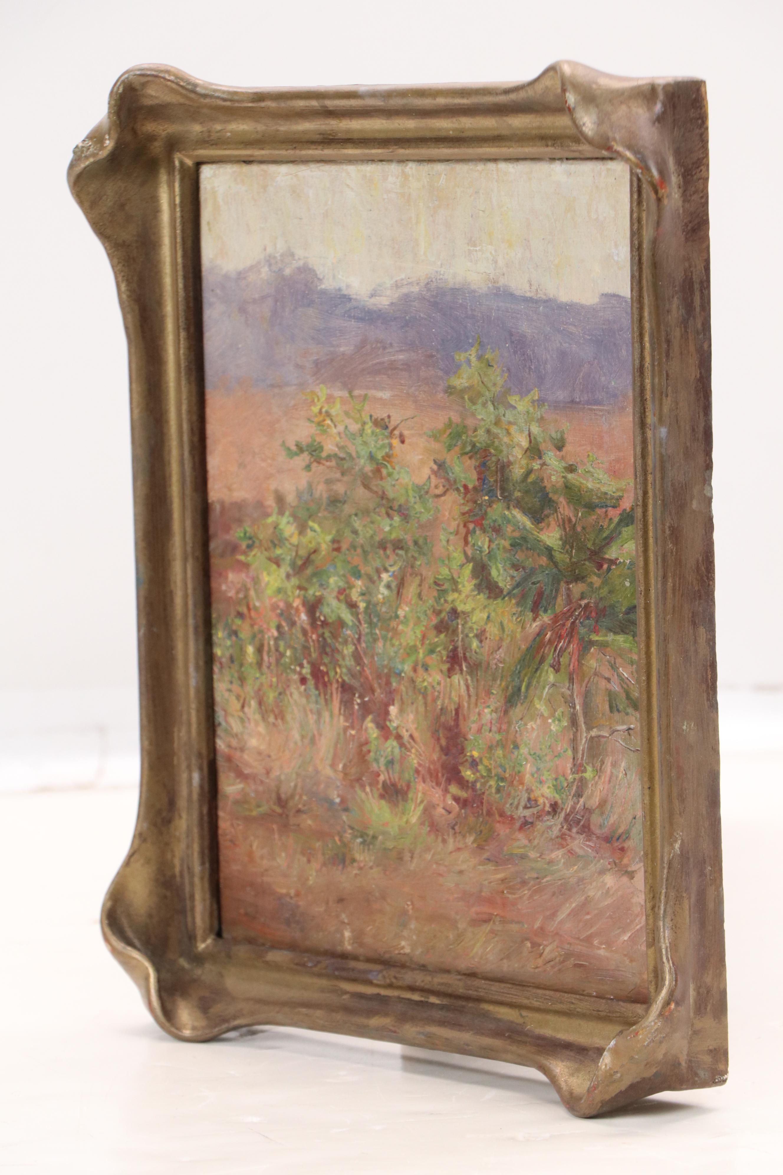 Attributed to Jeanne Reimbolte Landscape Oil Painting