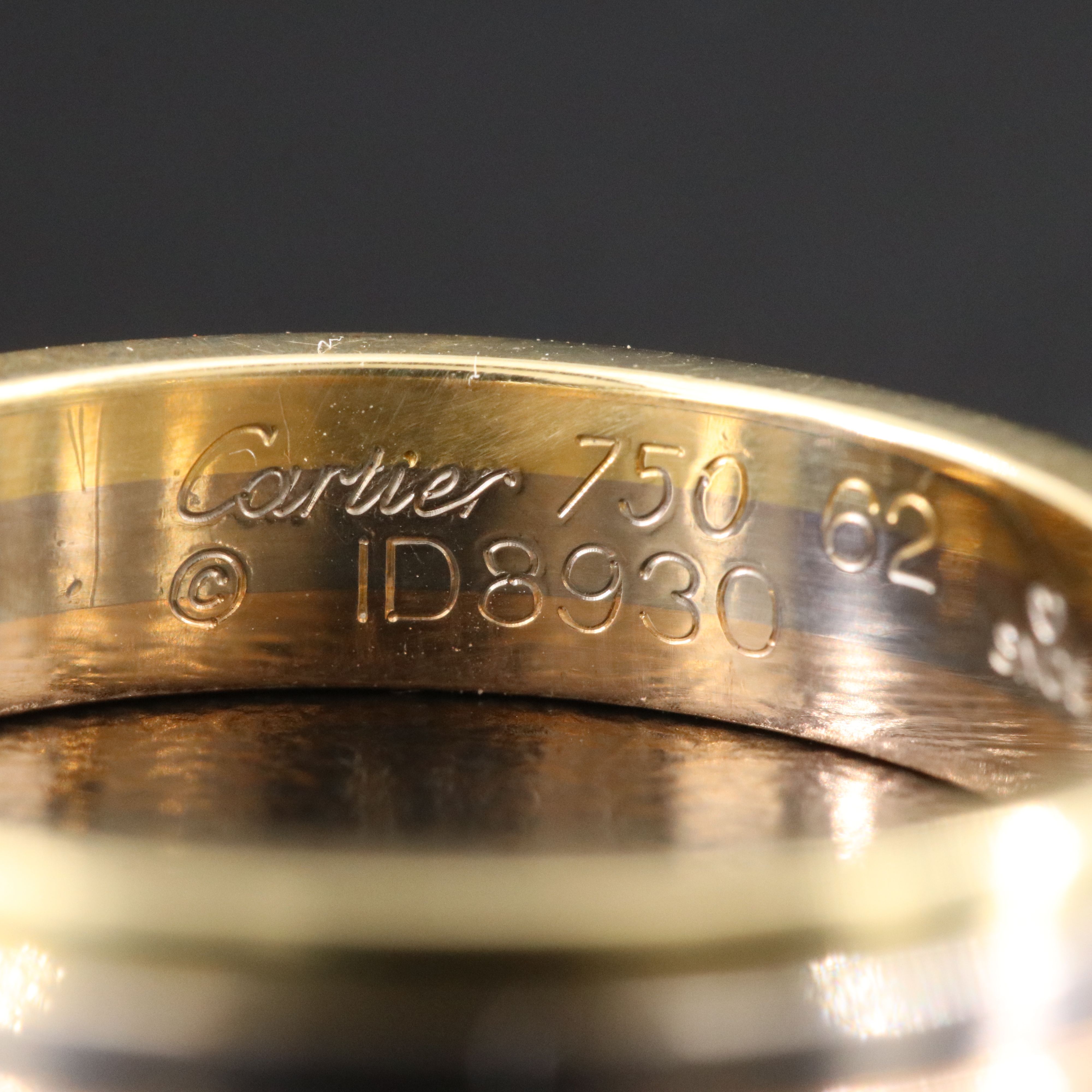 Cartier Vendôme Louis Cartier 18K Tri-Color Band