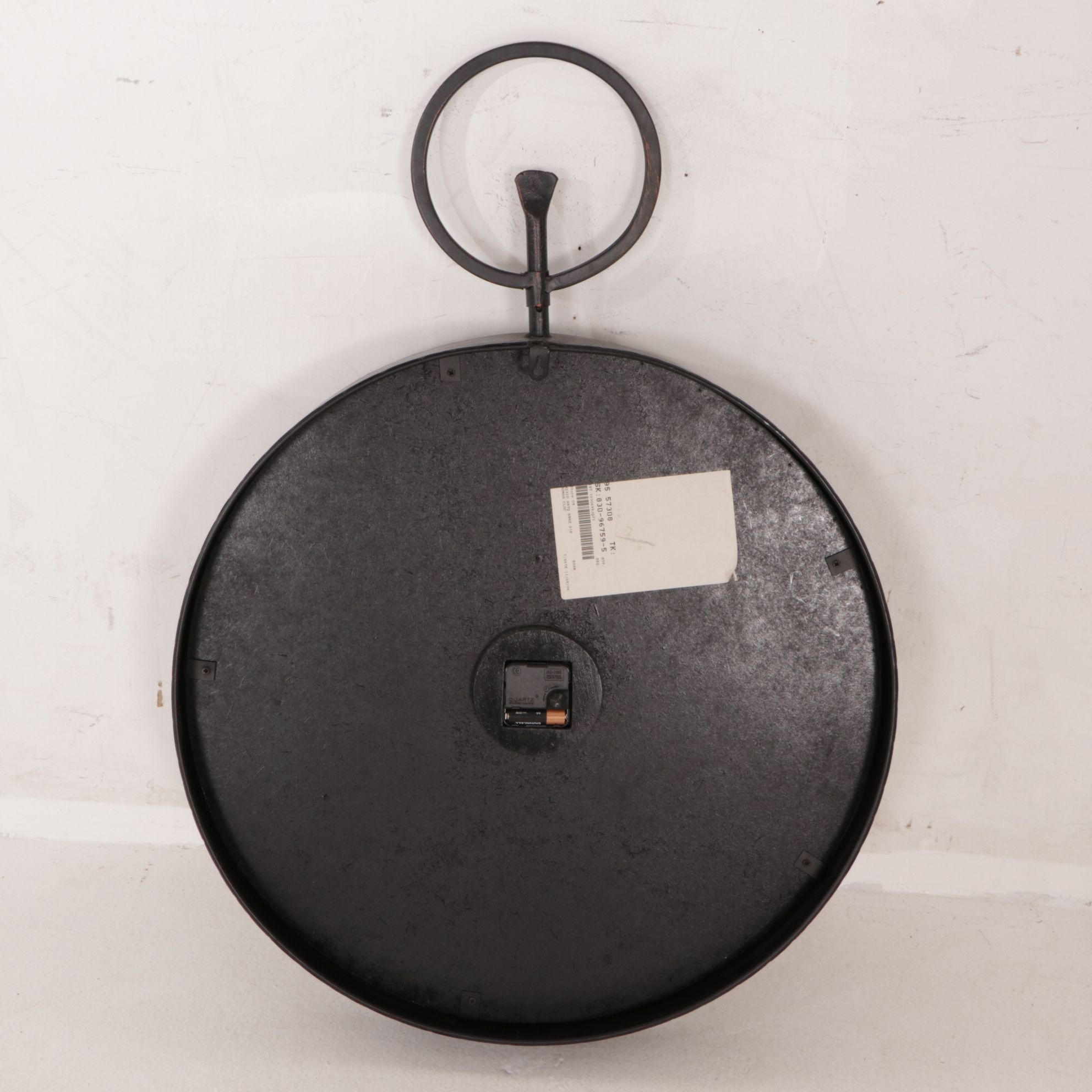 J.D. Bassett 1922 Virginia "Pocket Watch" Replica Wall Clock