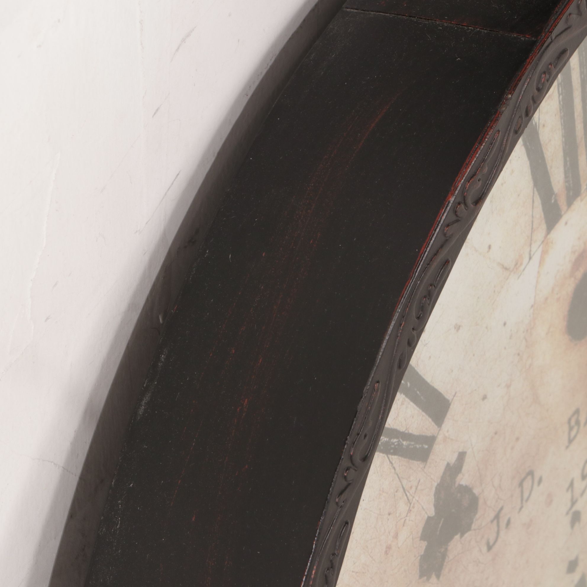 J.D. Bassett 1922 Virginia "Pocket Watch" Replica Wall Clock