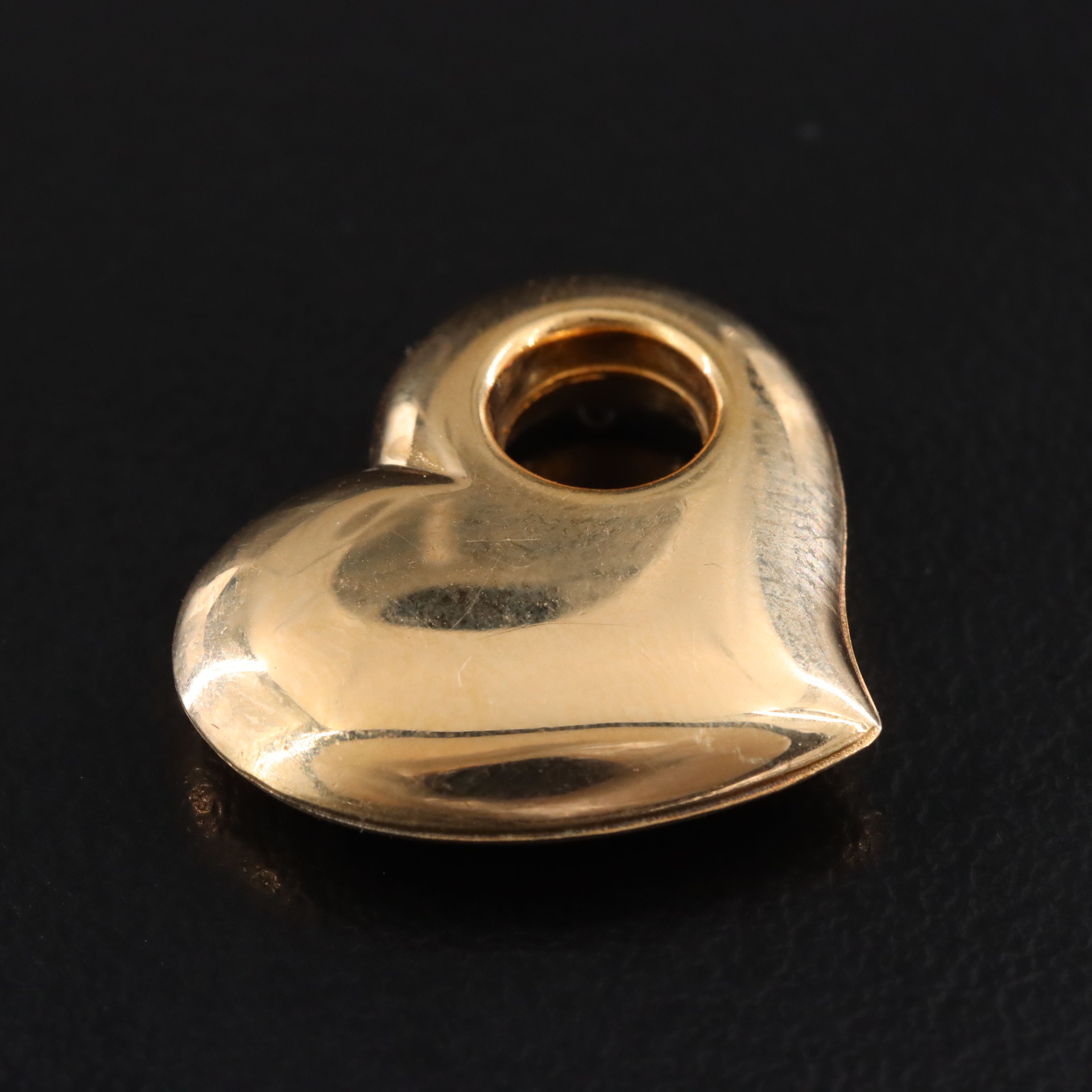 Electroformed Puff Heart Pendant