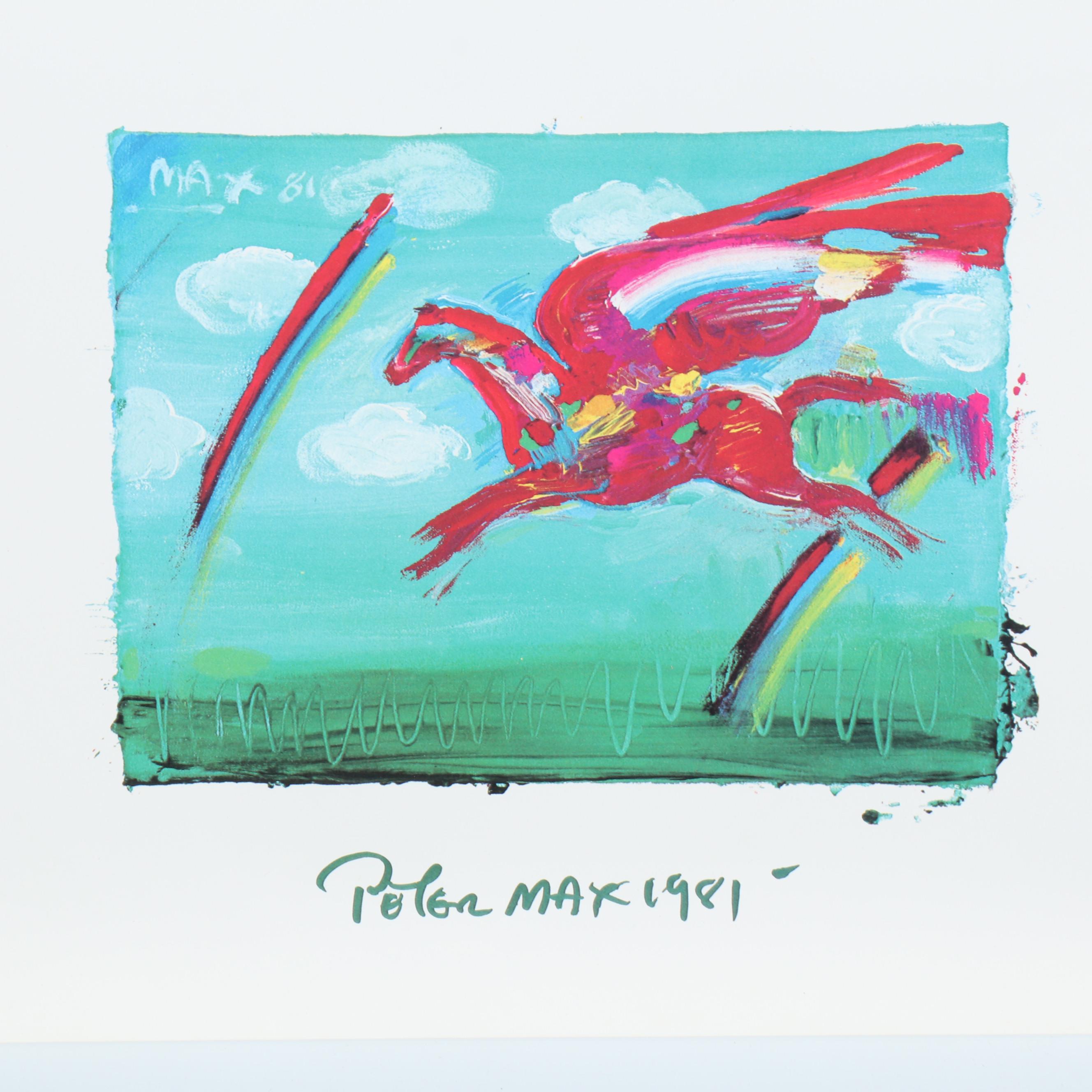 Kentucky Derby Festival Offset Lithograph Poster After Peter Max, 1981