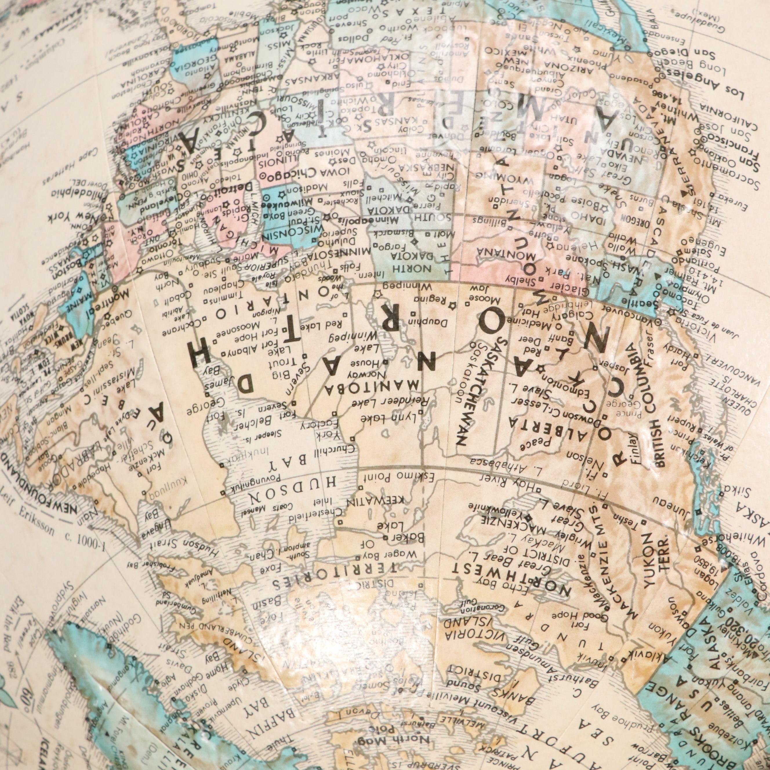 Replogle World Classic Globe on Wooden Stand