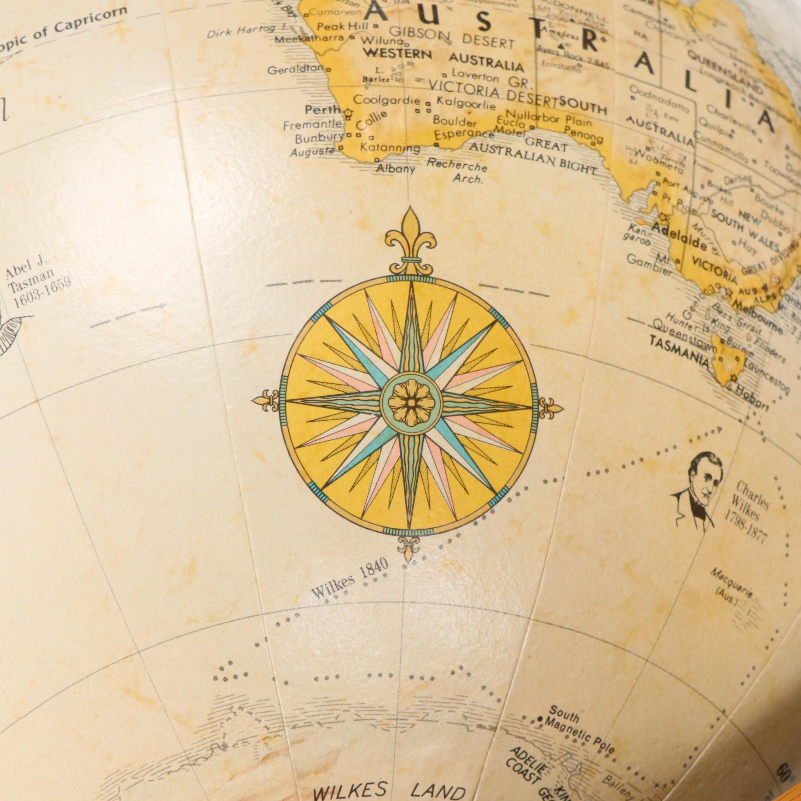 Replogle World Classic Globe on Wooden Stand