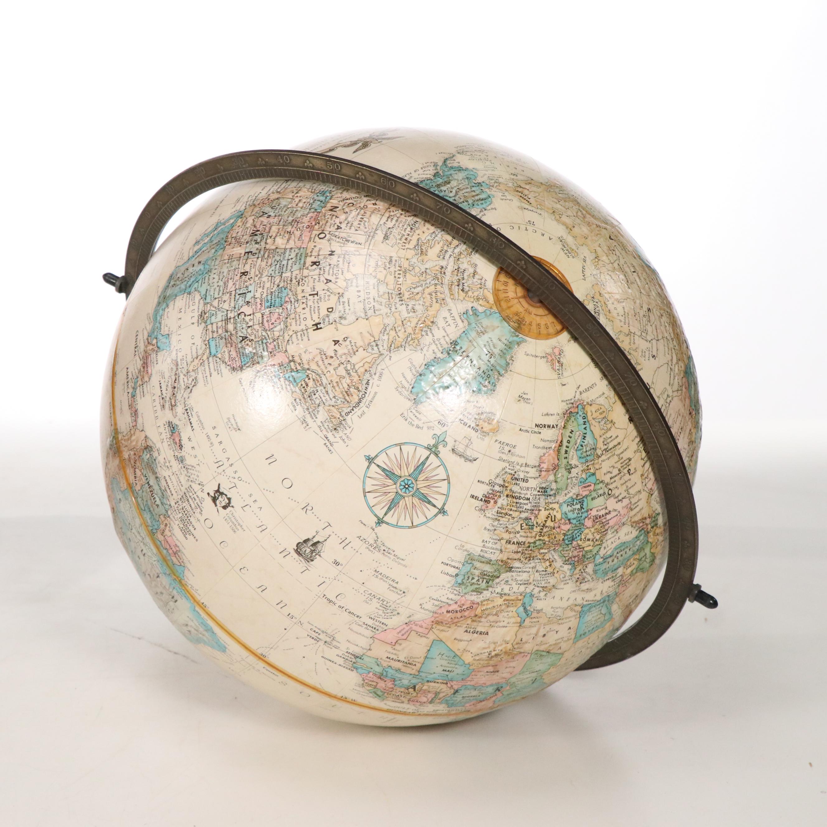 Replogle World Classic Globe on Wooden Stand