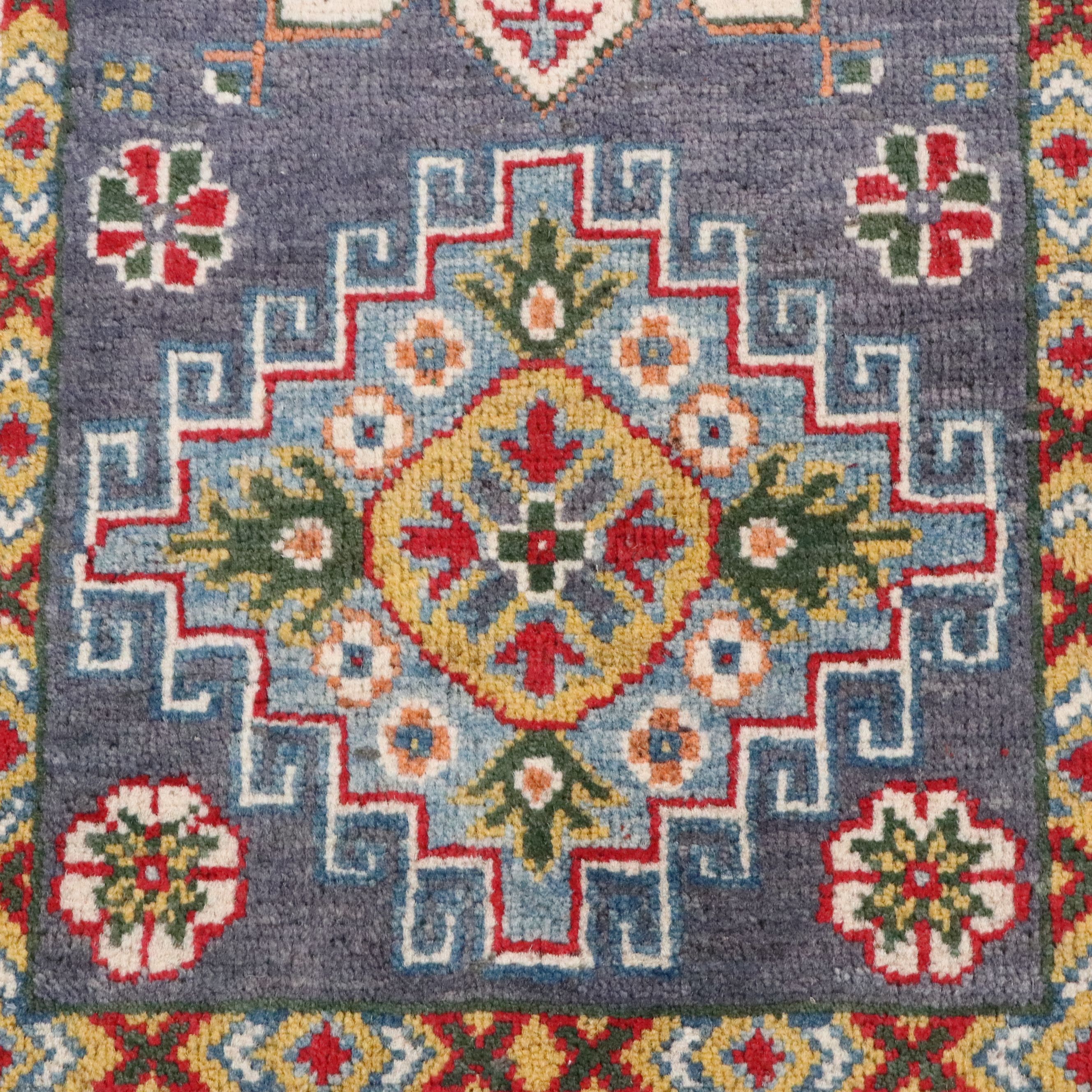 2' x 5'11 Hand-Knotted Pakistani Kazak Carpet Runner