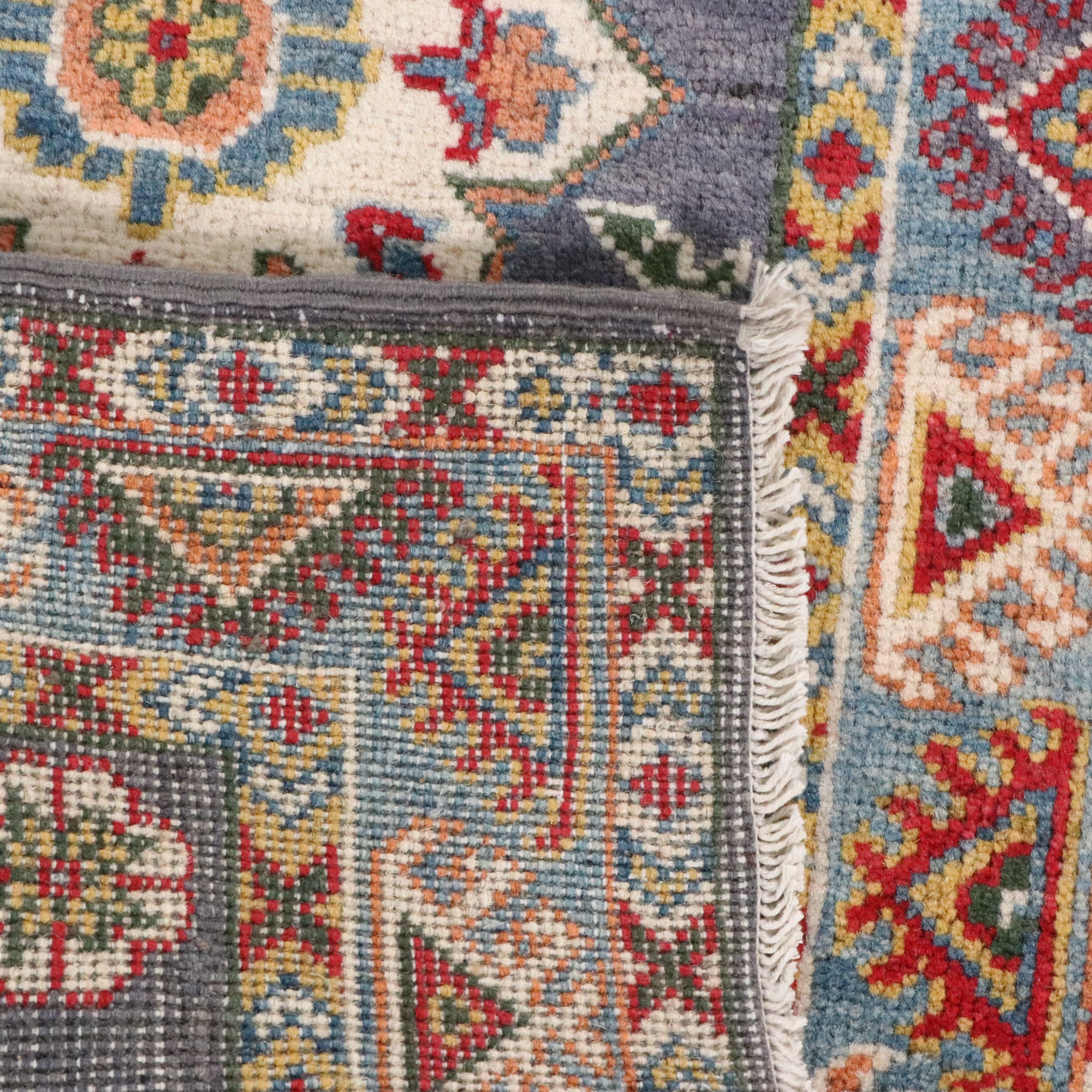 2' x 5'11 Hand-Knotted Pakistani Kazak Carpet Runner