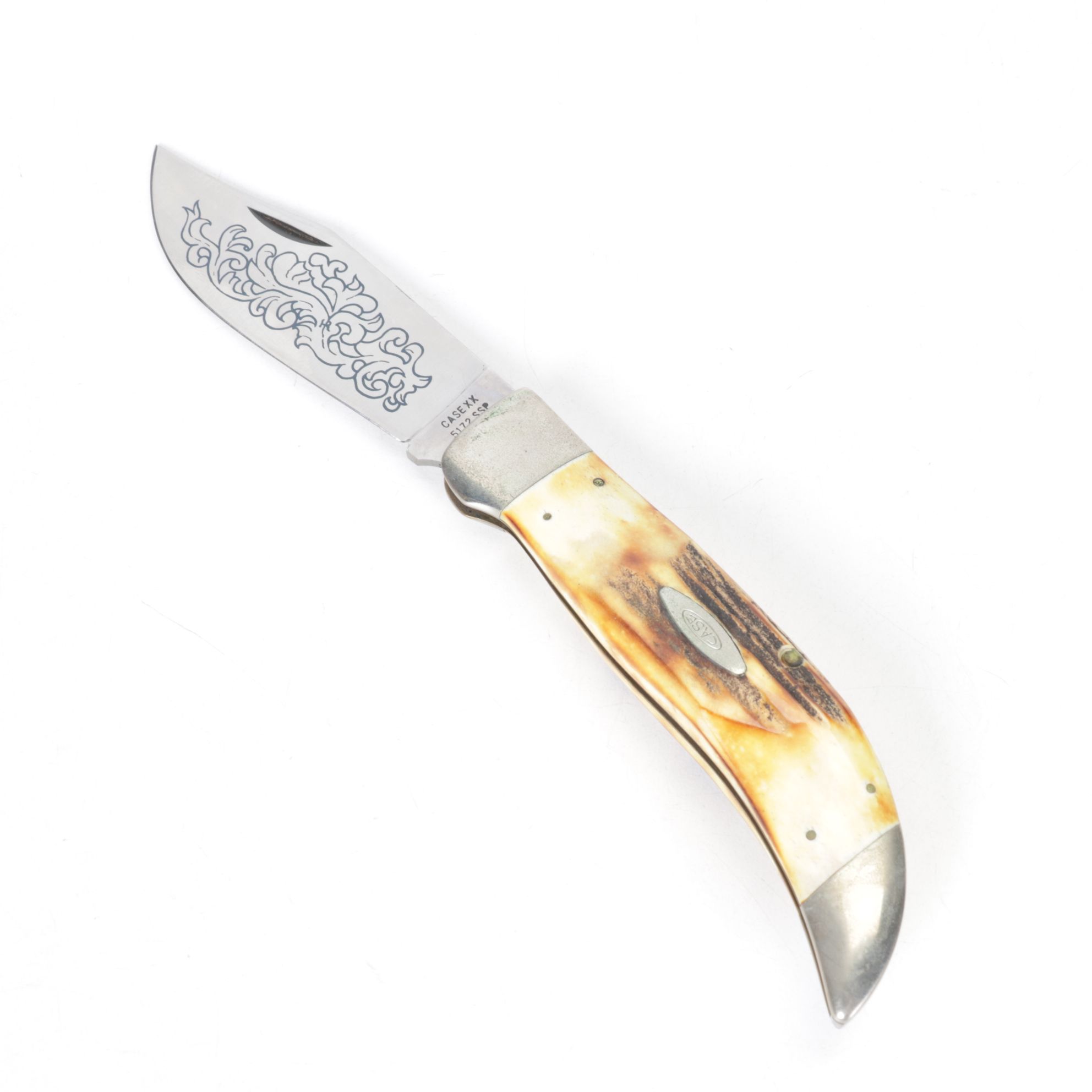 Case Model 5172 Folding Knife with Antler Handle