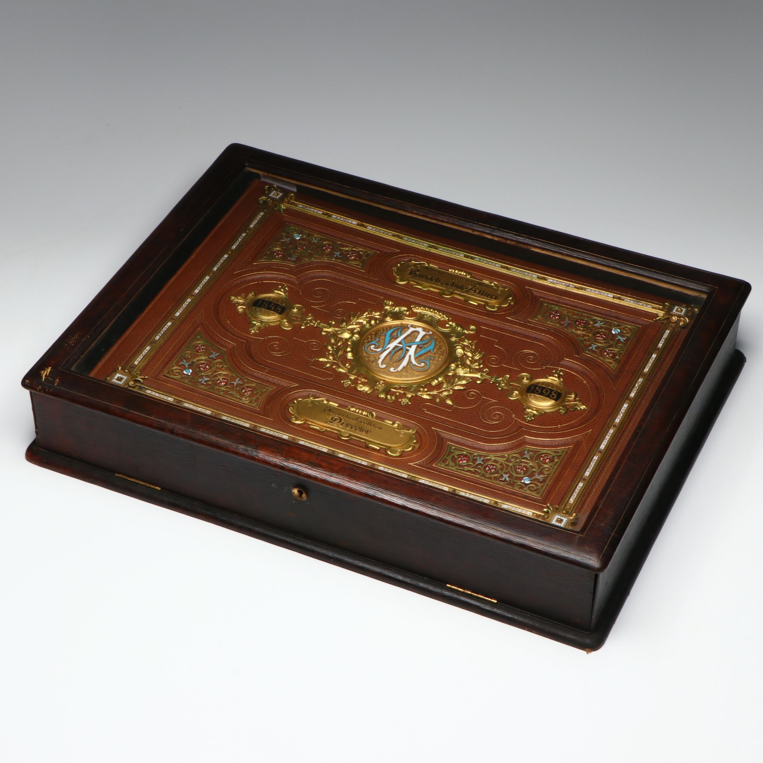 Fiftieth Anniversary Austrian Allina Vocational School Presentation Album, 1898