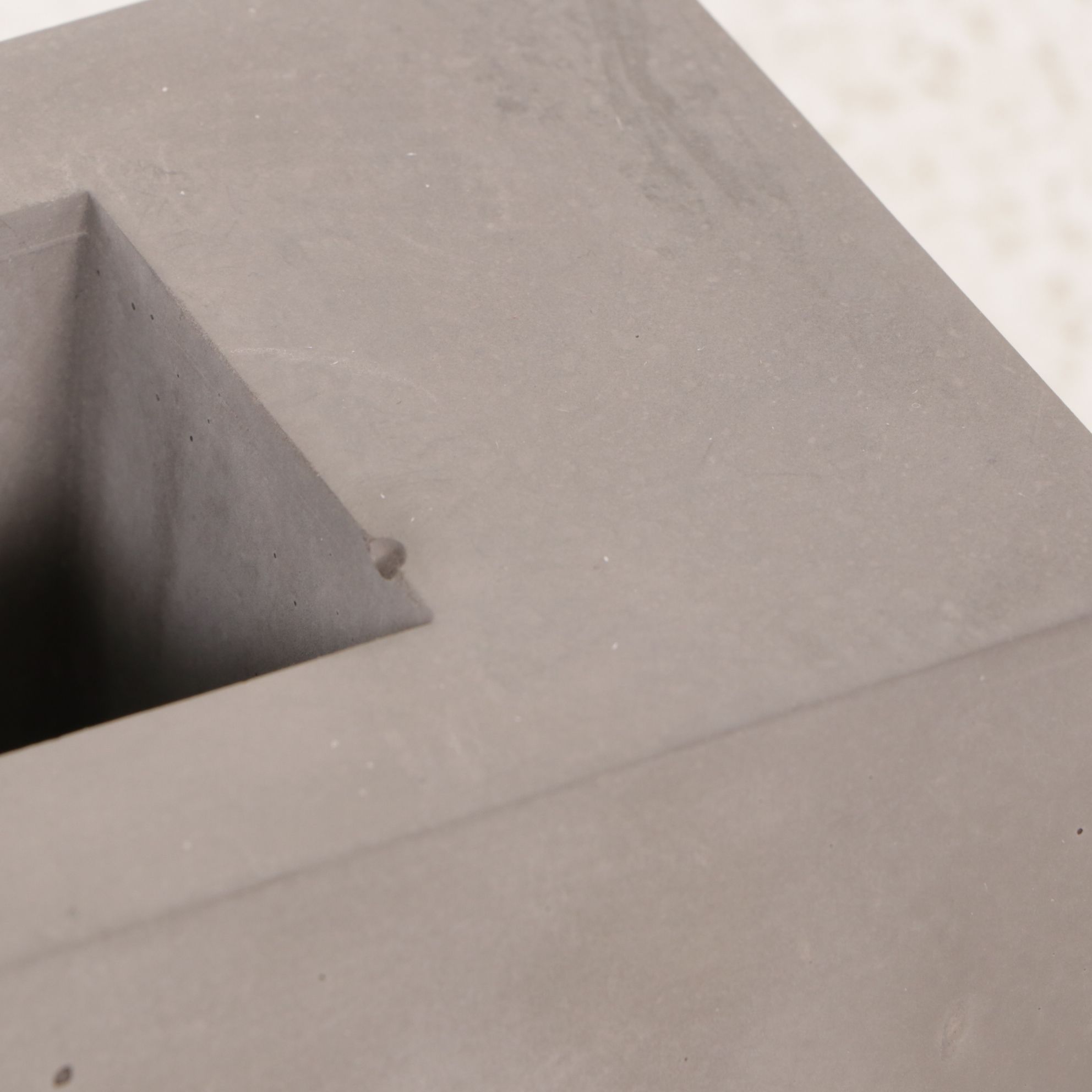 Pair of Konte Durx-Litecrete Rectangular Tabletop Fire Pits