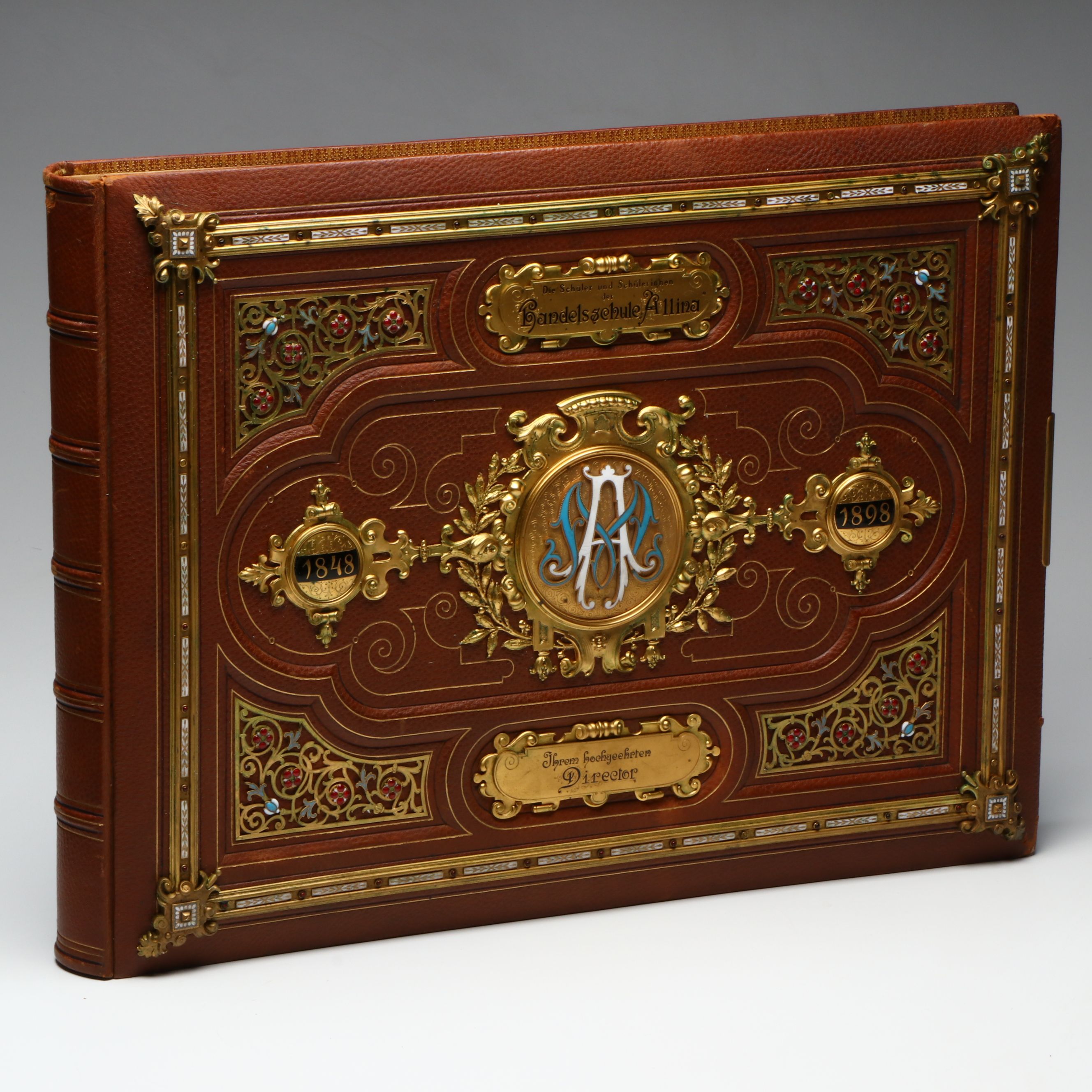 Fiftieth Anniversary Austrian Allina Vocational School Presentation Album, 1898