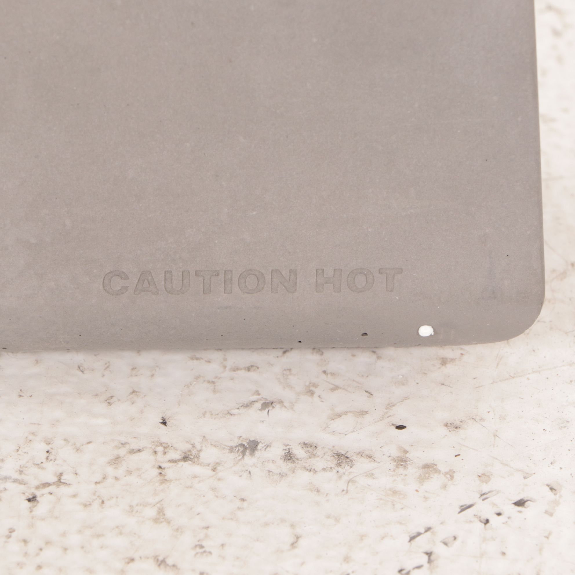 Pair of Konte Durx-Litecrete Rectangular Tabletop Fire Pits