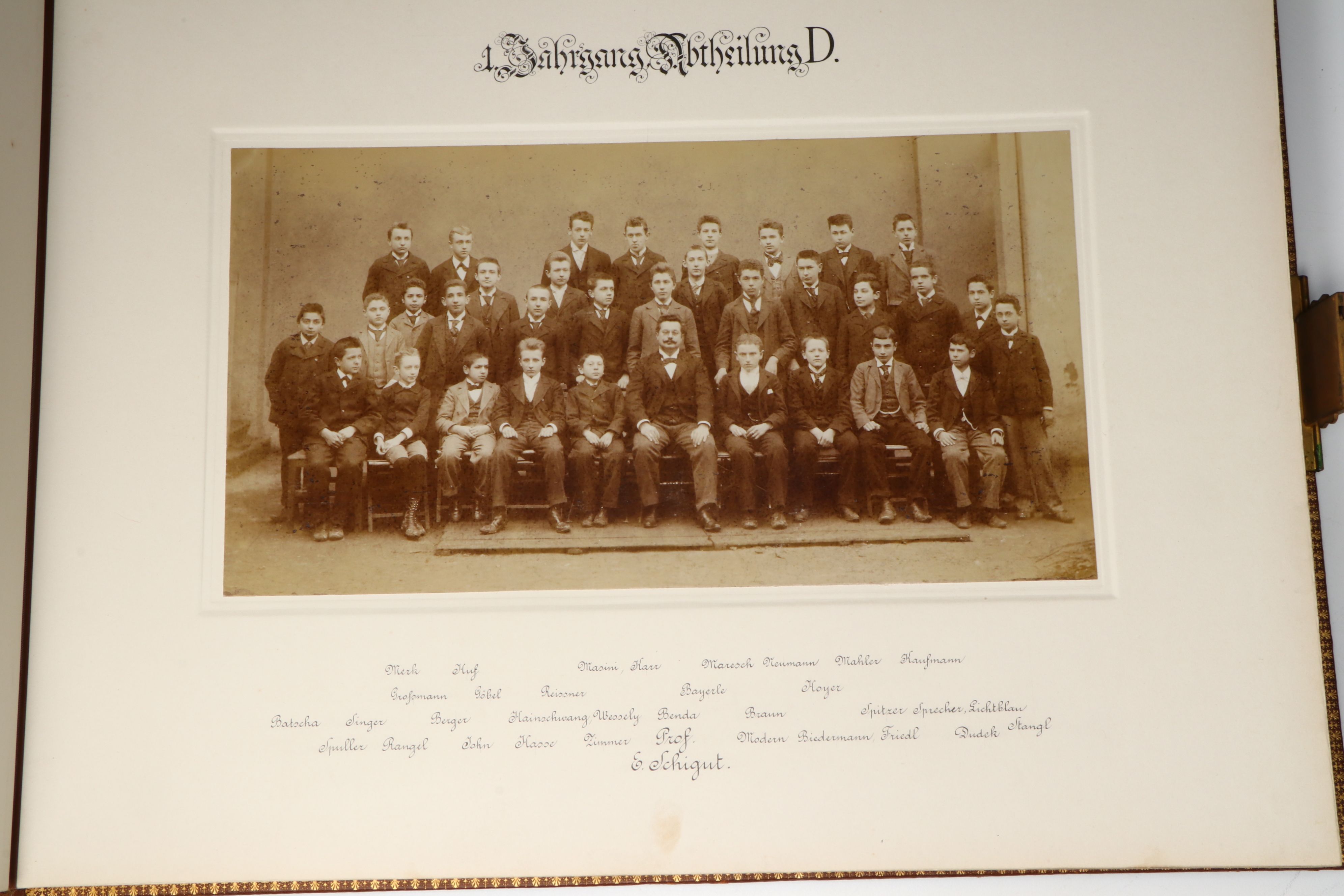 Fiftieth Anniversary Austrian Allina Vocational School Presentation Album, 1898