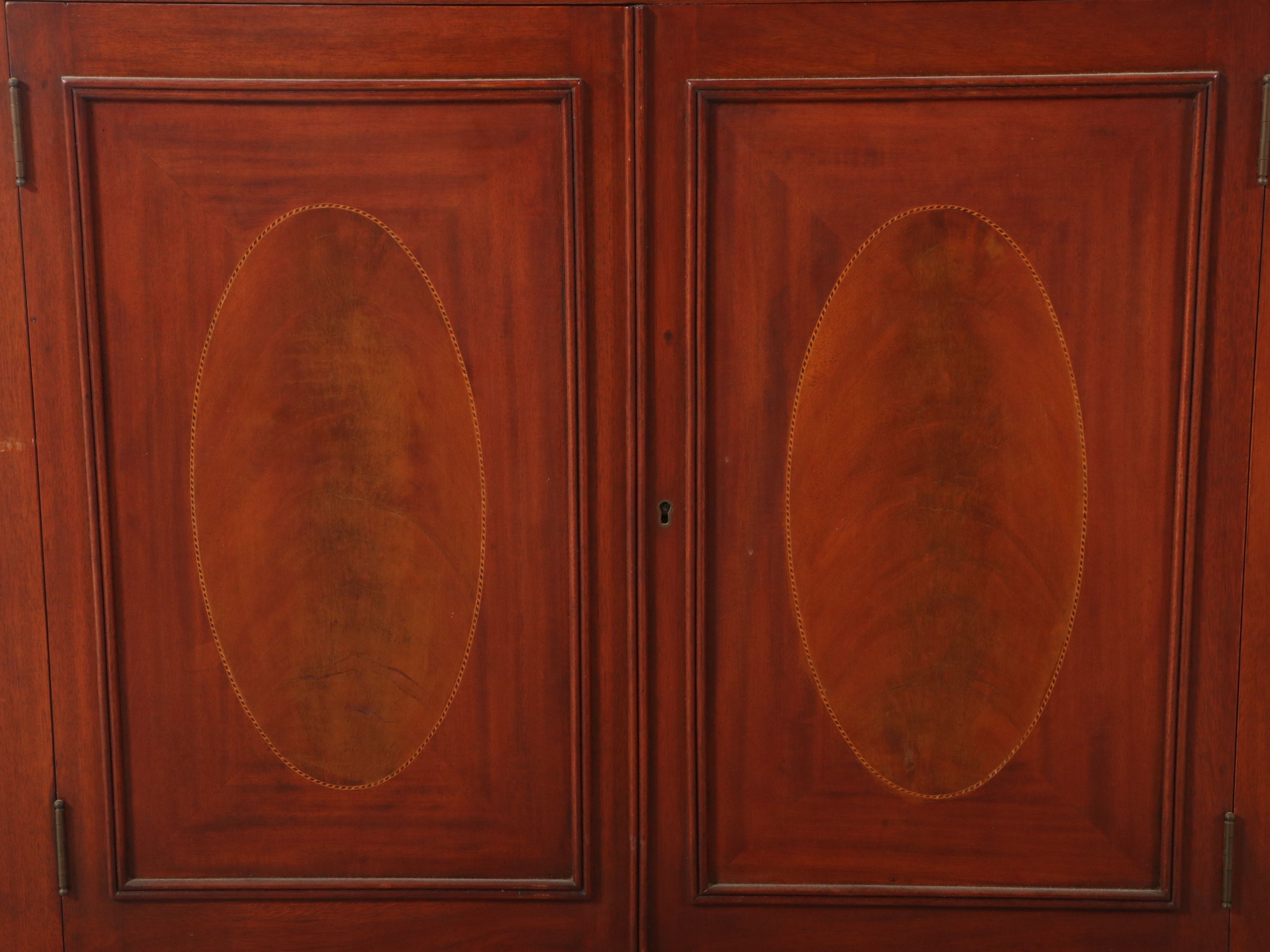 Chippendale Style Mahogany Corner Cabinet