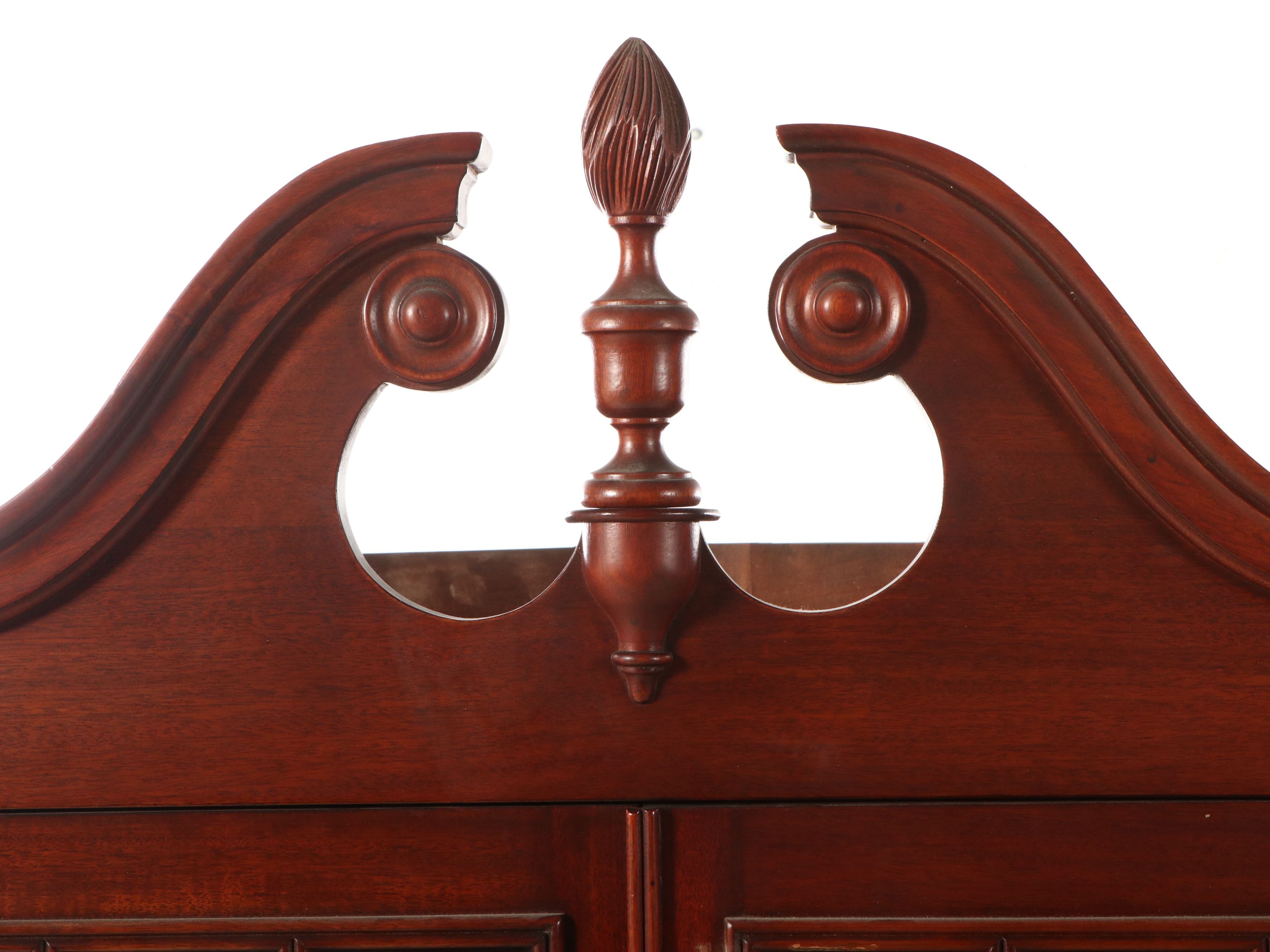 Chippendale Style Mahogany Corner Cabinet