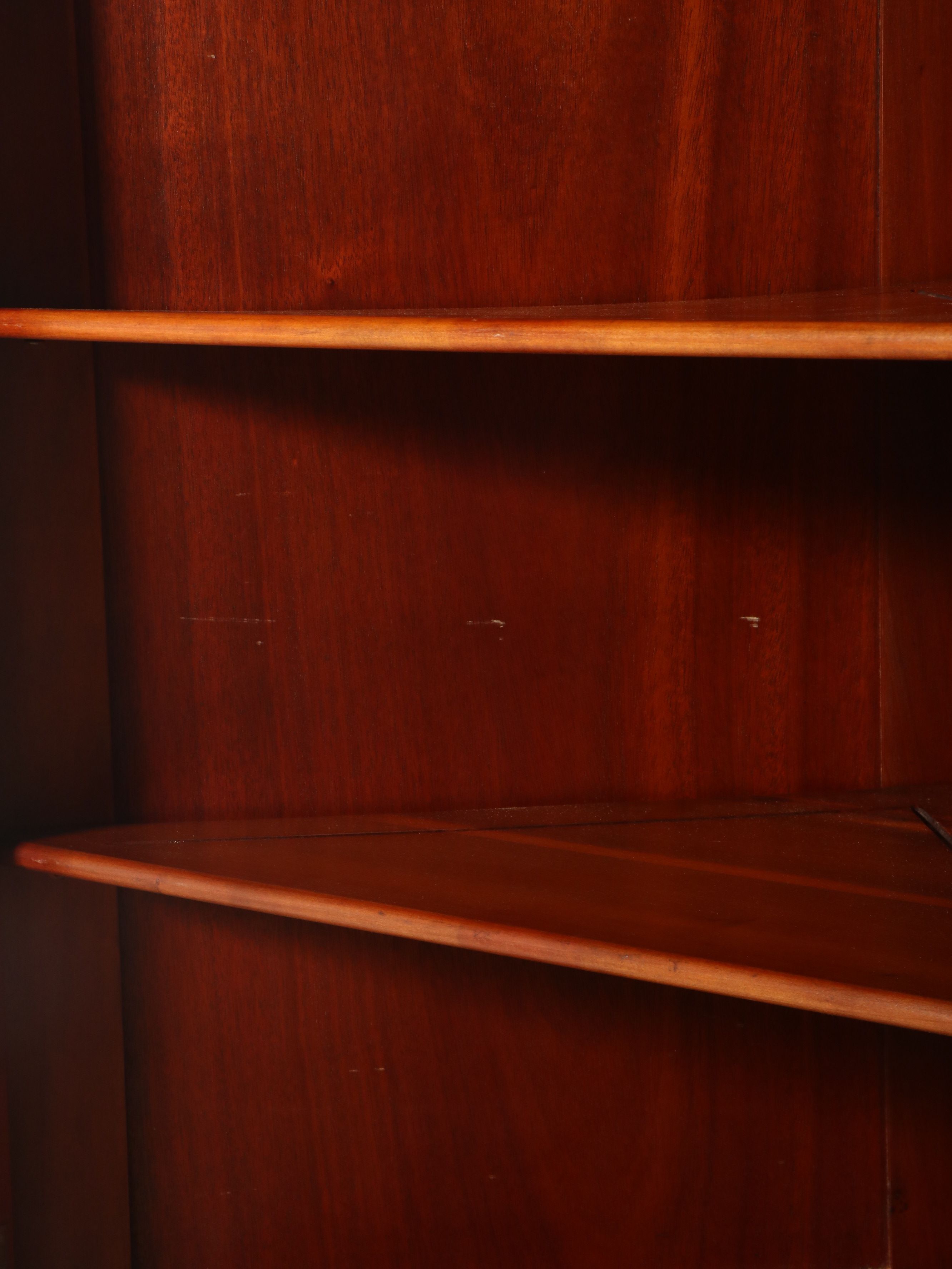 Chippendale Style Mahogany Corner Cabinet
