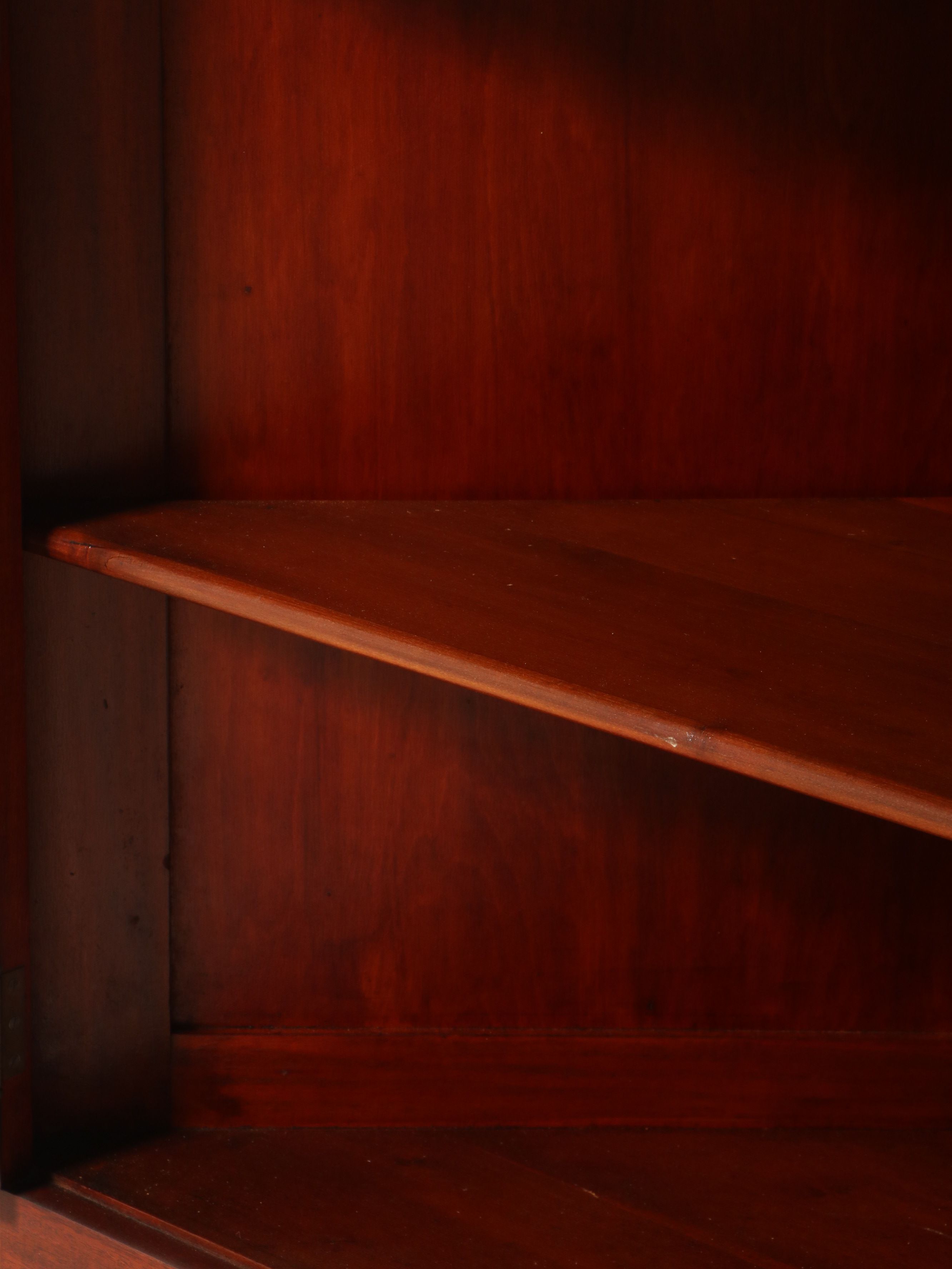 Chippendale Style Mahogany Corner Cabinet