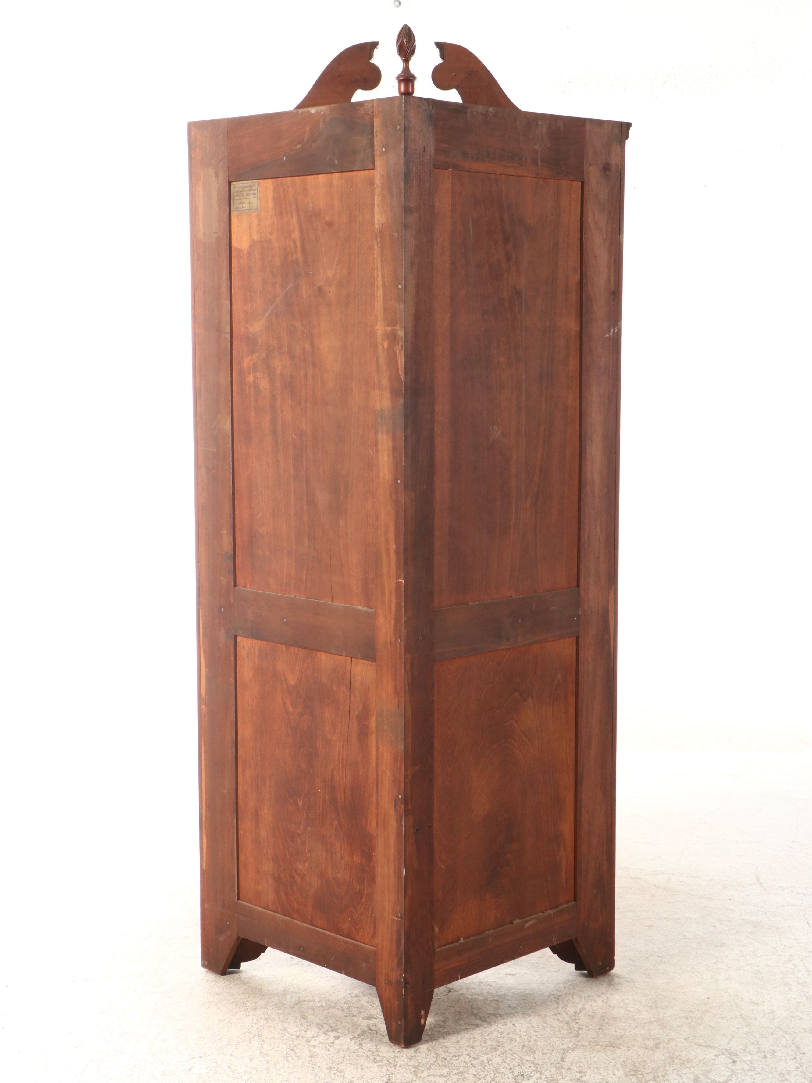 Chippendale Style Mahogany Corner Cabinet