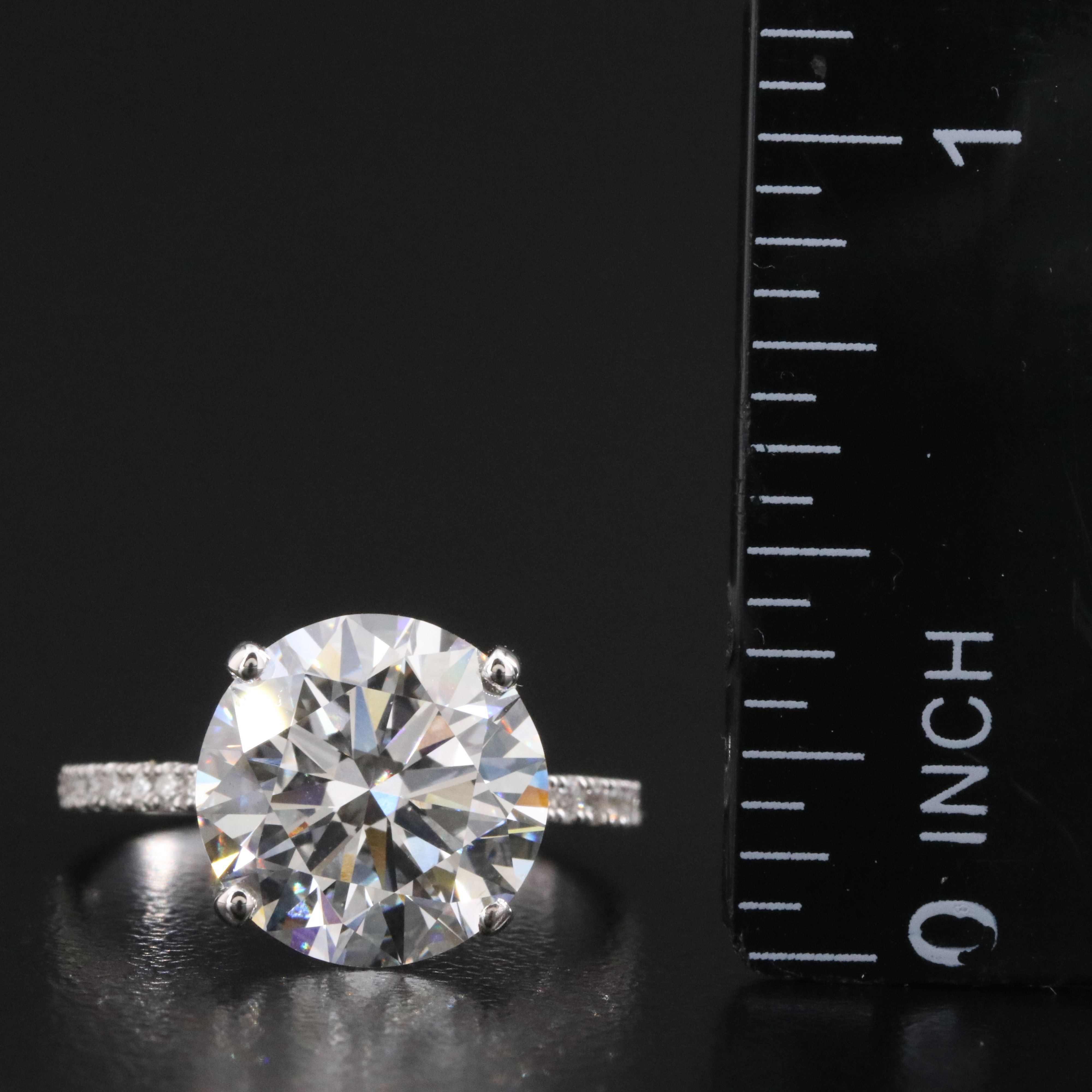 14K 5.18 CTW Lab Grown Diamond Ring with IGI Report