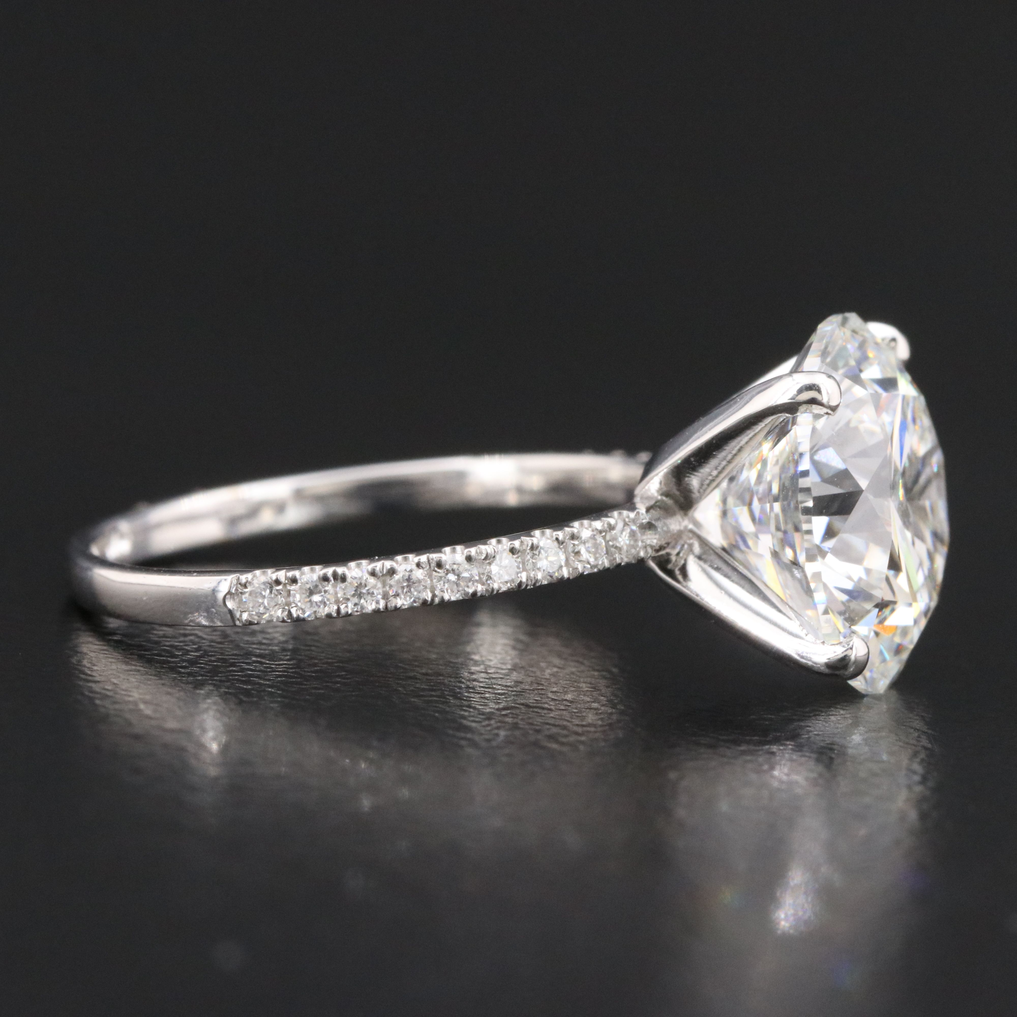 14K 5.18 CTW Lab Grown Diamond Ring with IGI Report