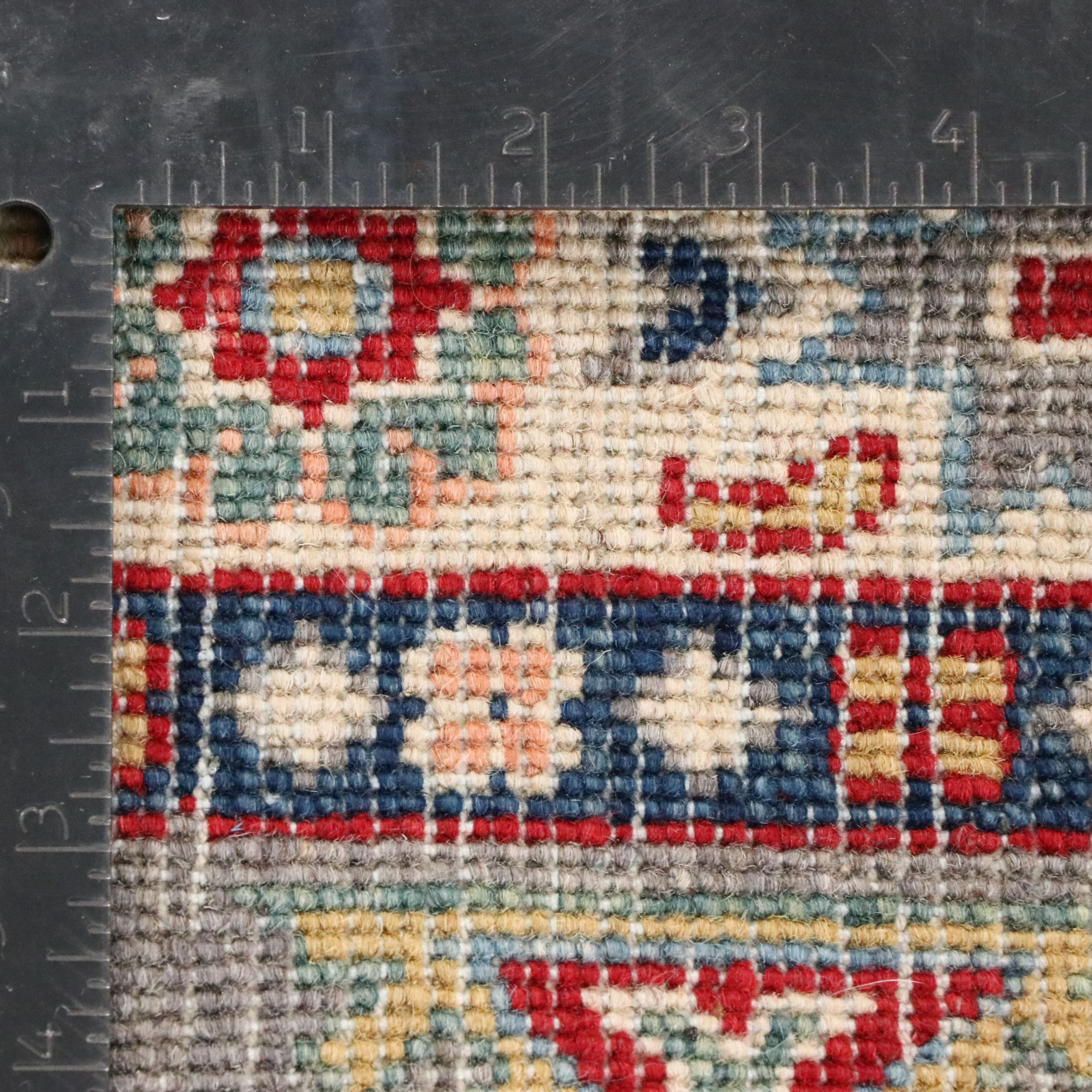 2'2 x 6'1 Hand-Knotted Pakistani Kazak Style Carpet Runner