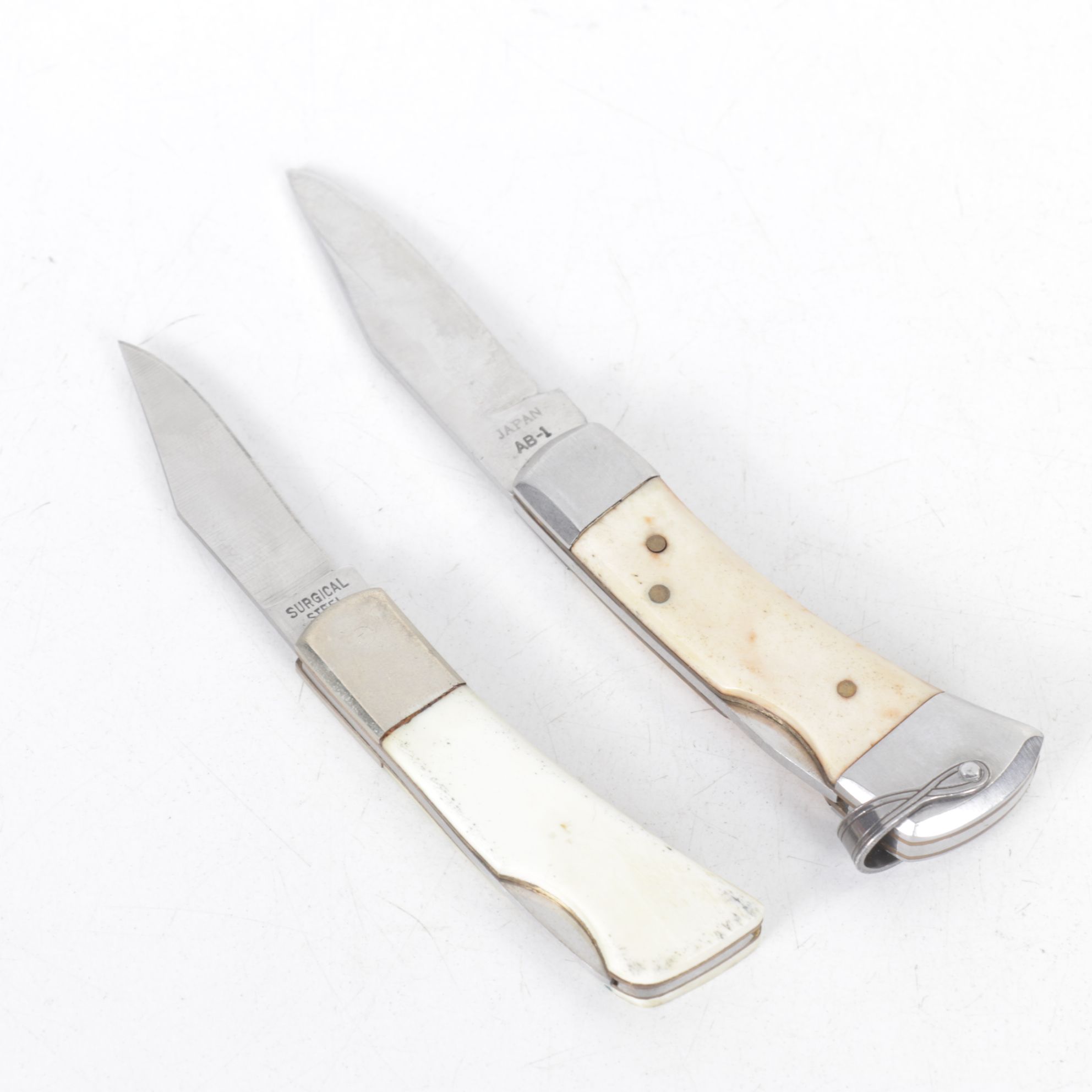 Naval & Fish Motif Folding Pocket Knife Collection