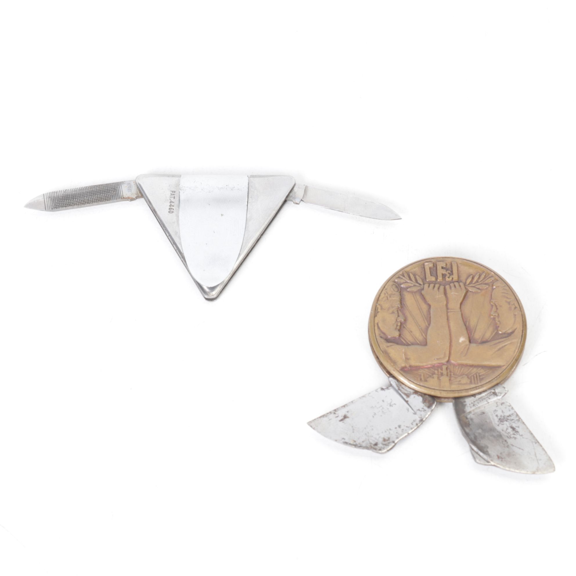 Naval & Fish Motif Folding Pocket Knife Collection