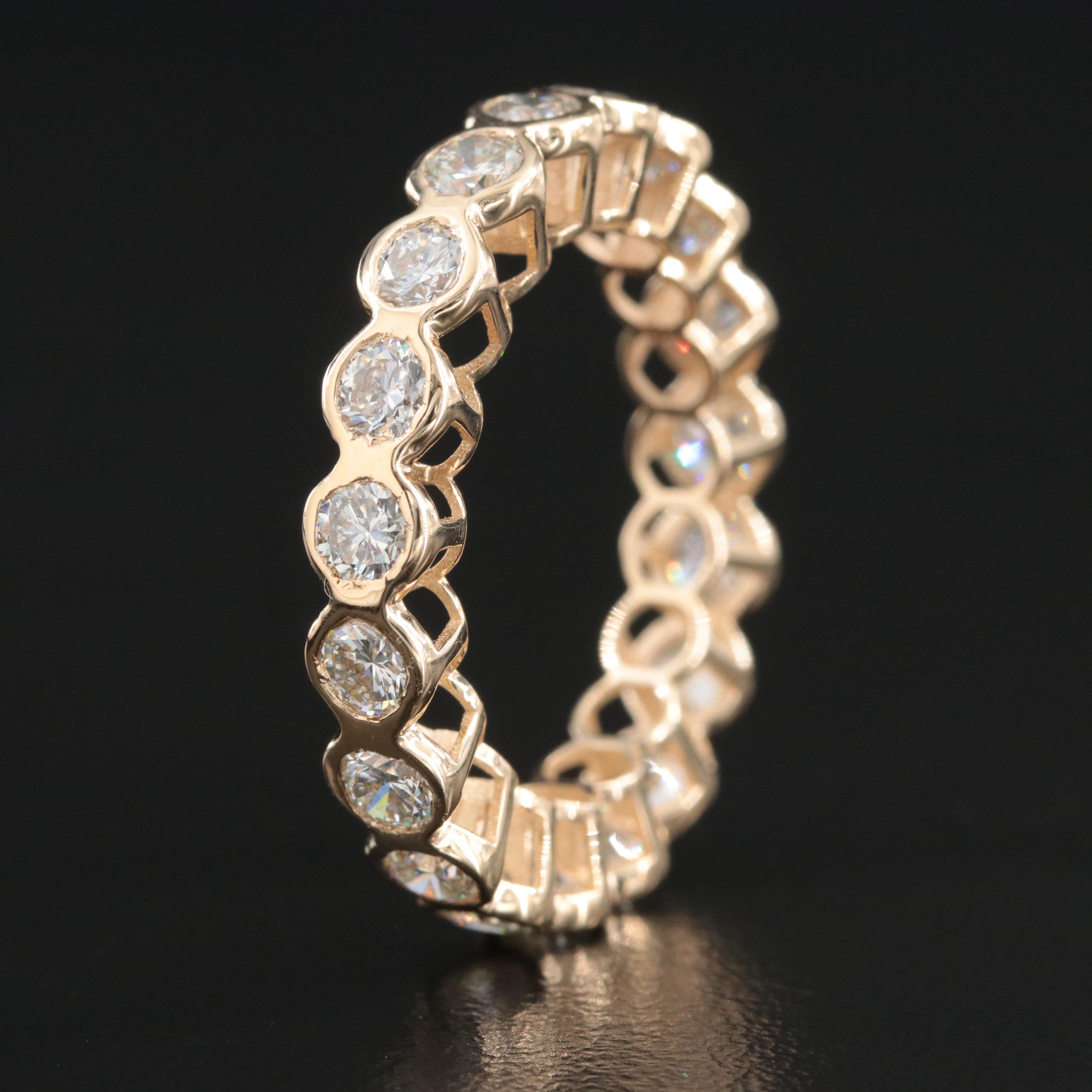 14K 2.50 CTW Diamond Eternity Band