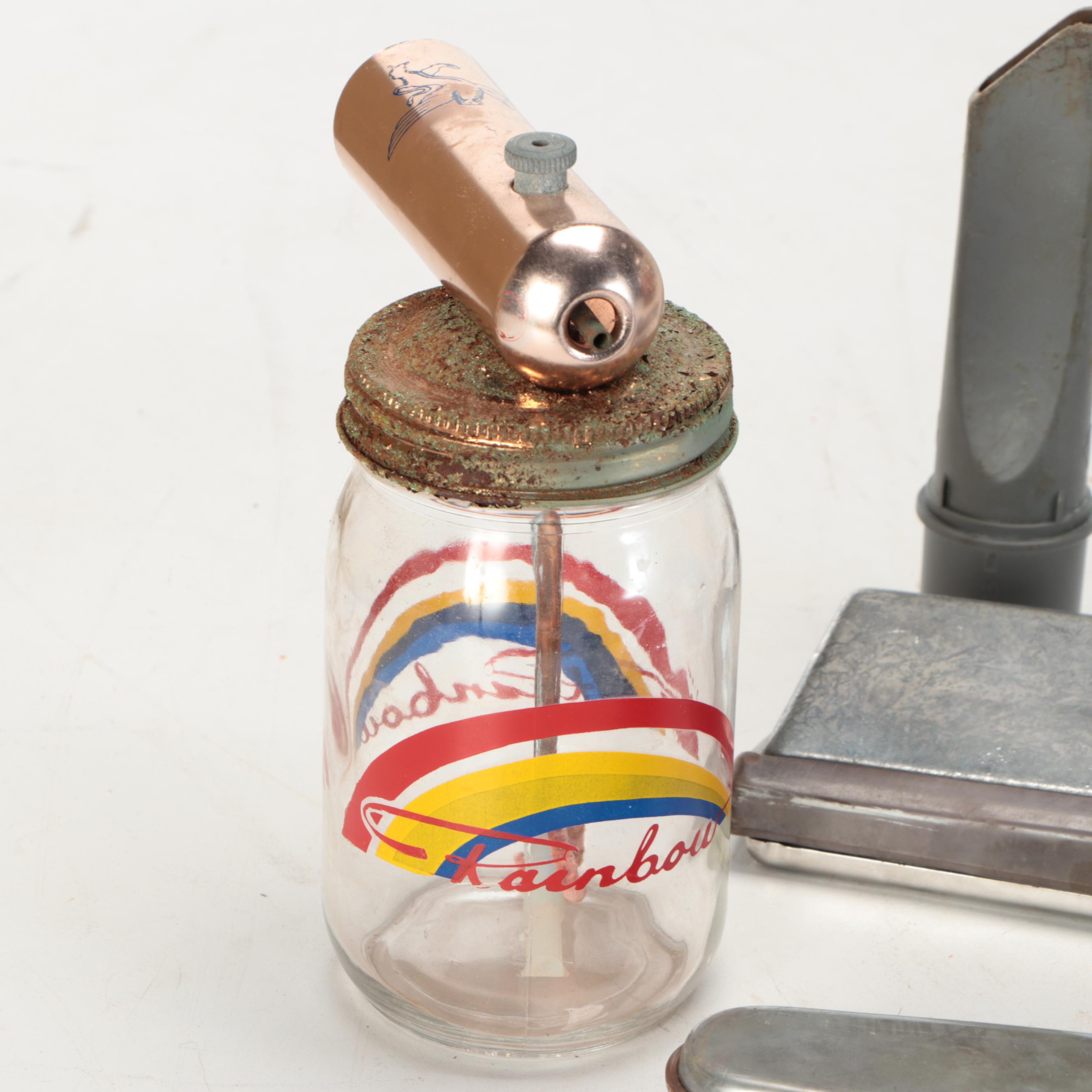 Rexair Rainbow Vacuum Cleaner with Storage Trunk, Vintage