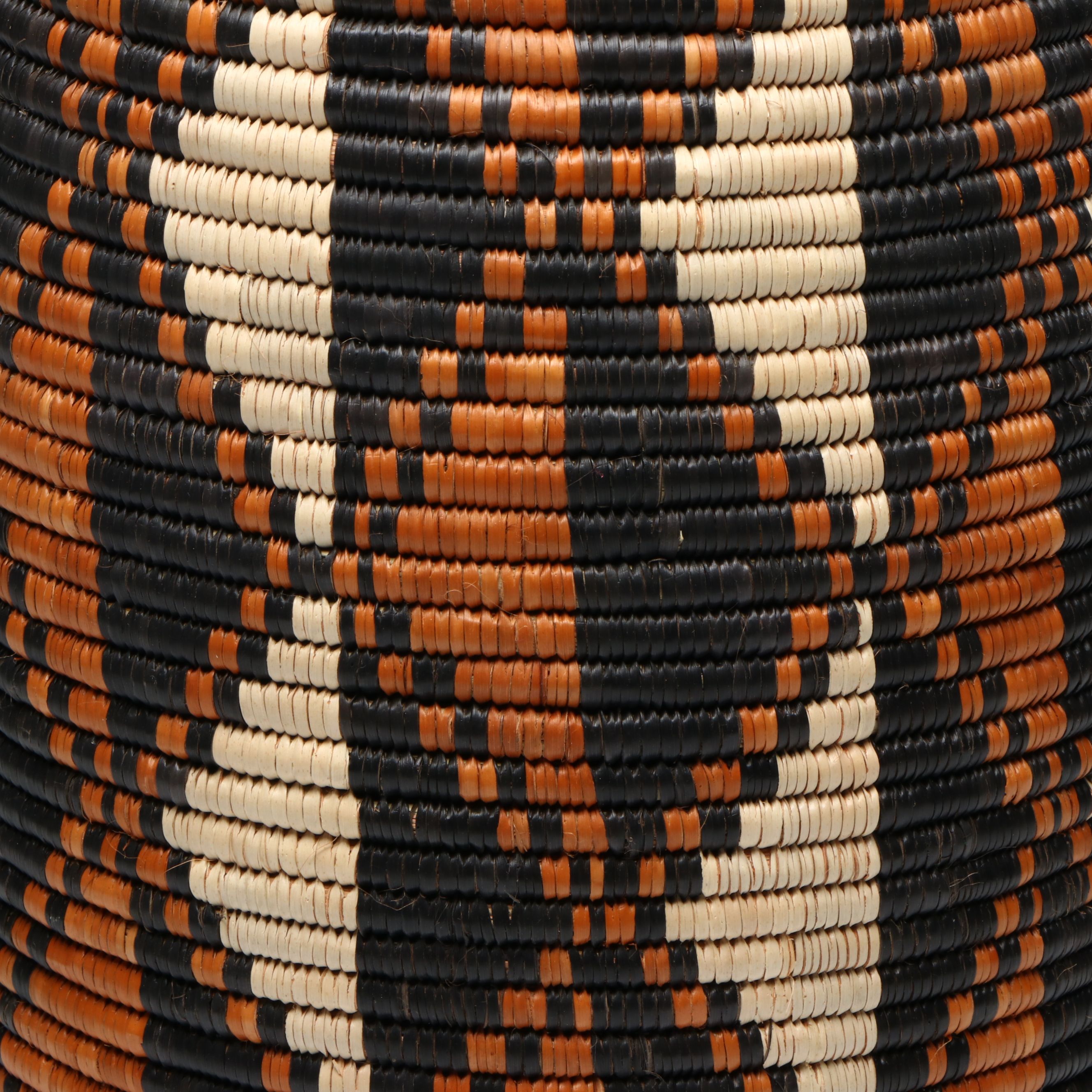 Zodwo Gewezo South African Zulu Peoples Oval-Shaped Ilala Palm Basket