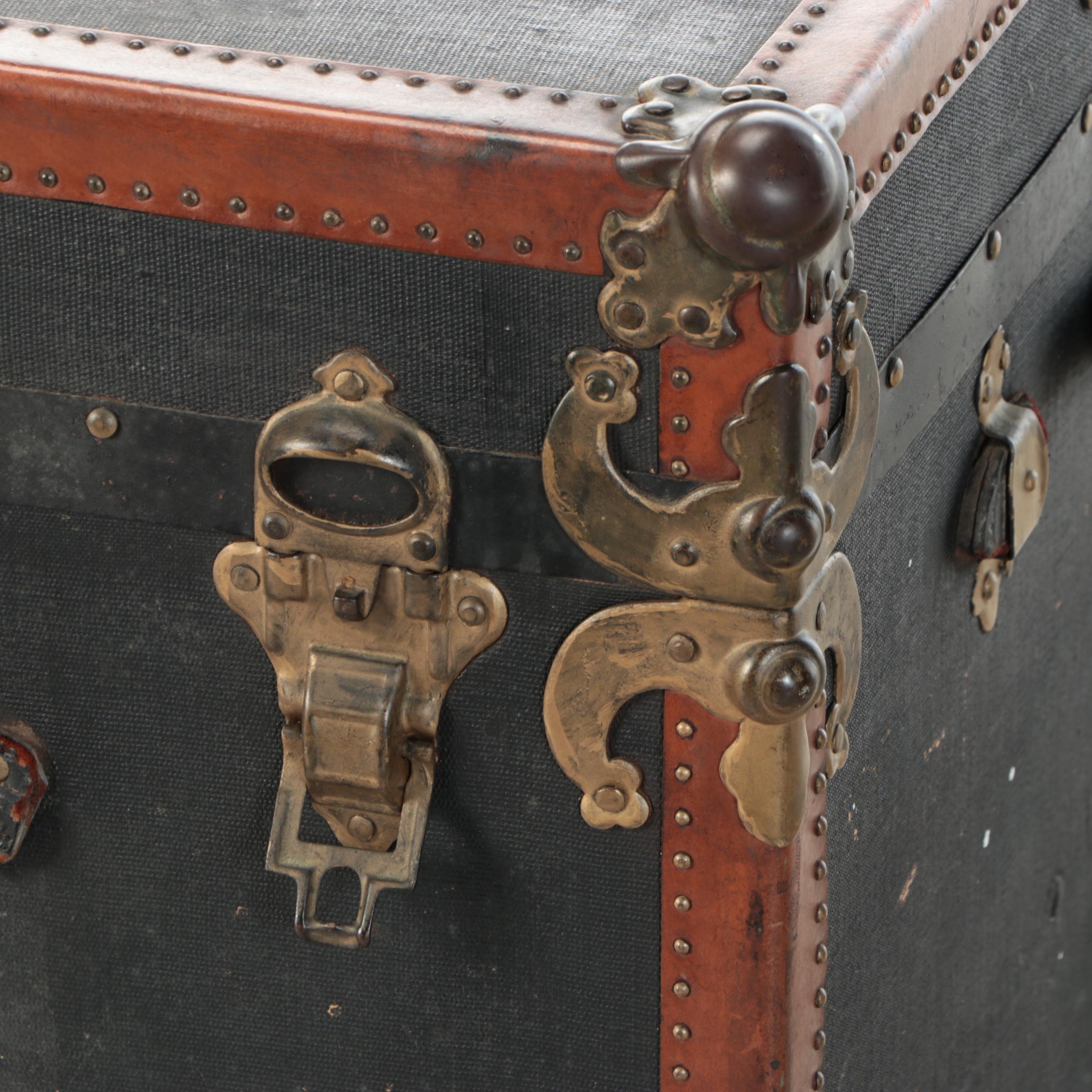 Yale & Towne Mfg. Co. Antique Steamer Trunk