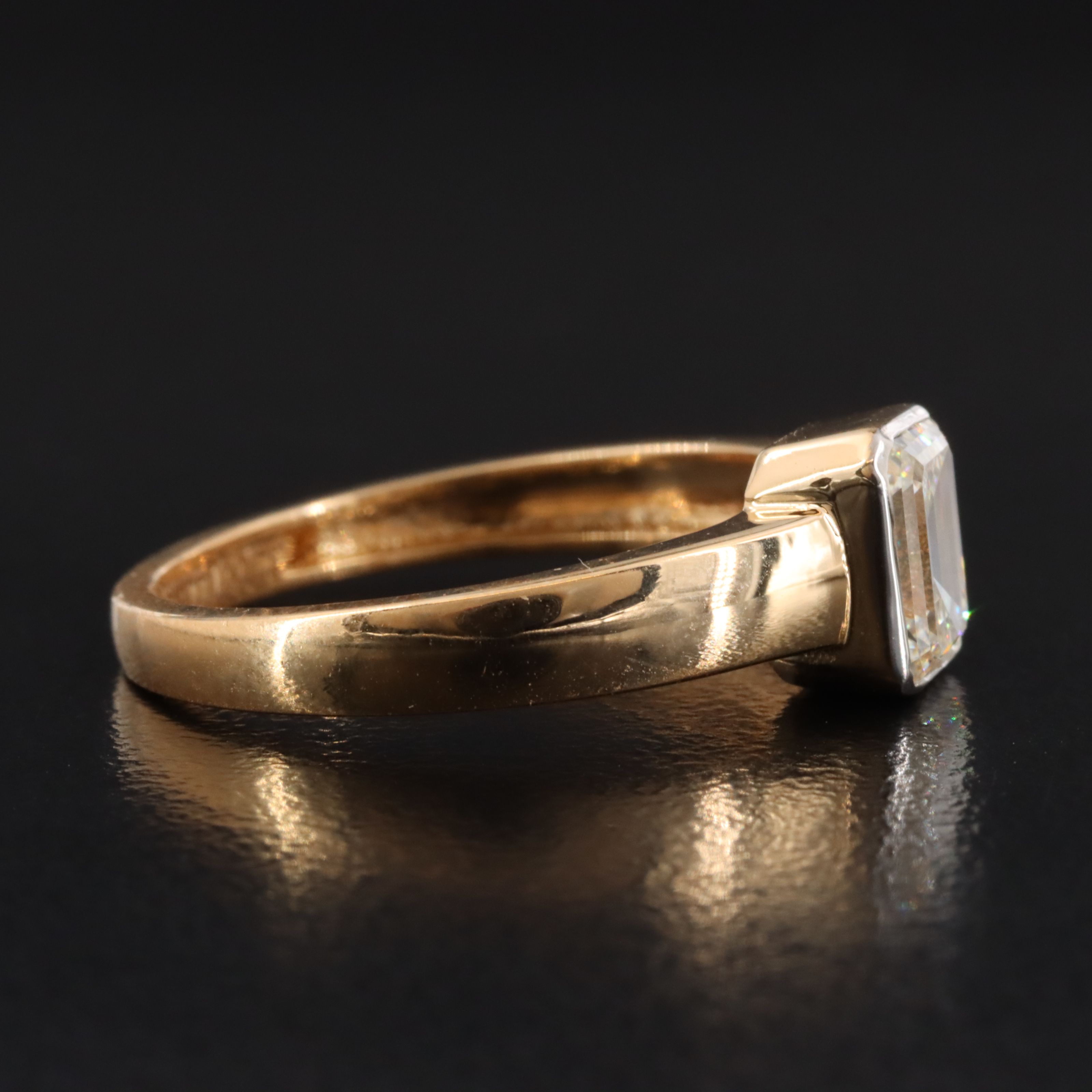 18K 1.00 CT Internally Flawless Diamond Solitaire Ring with GIA Report