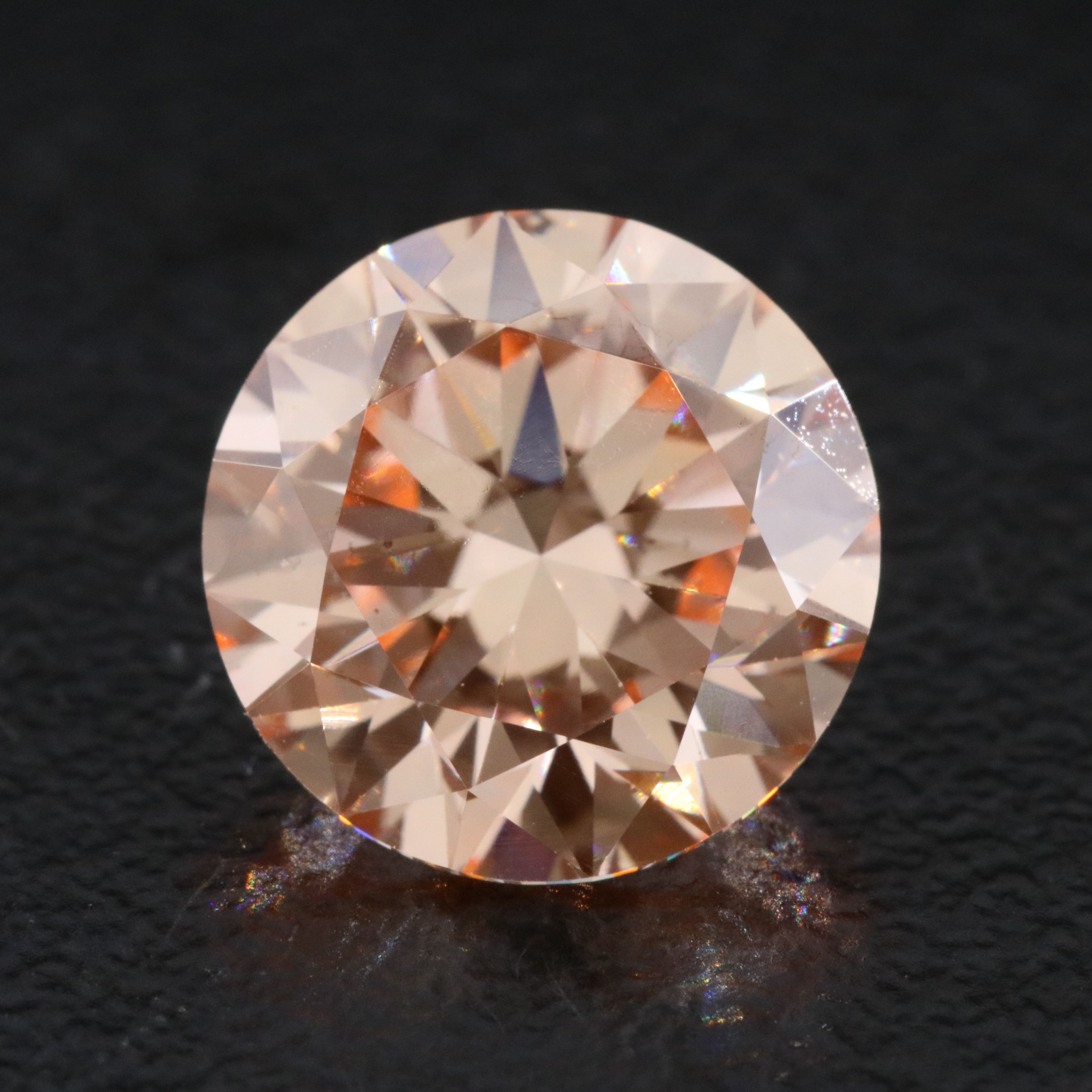 Loose 3.09 CT Lab Grown Fancy Pink Diamond with IGI Report