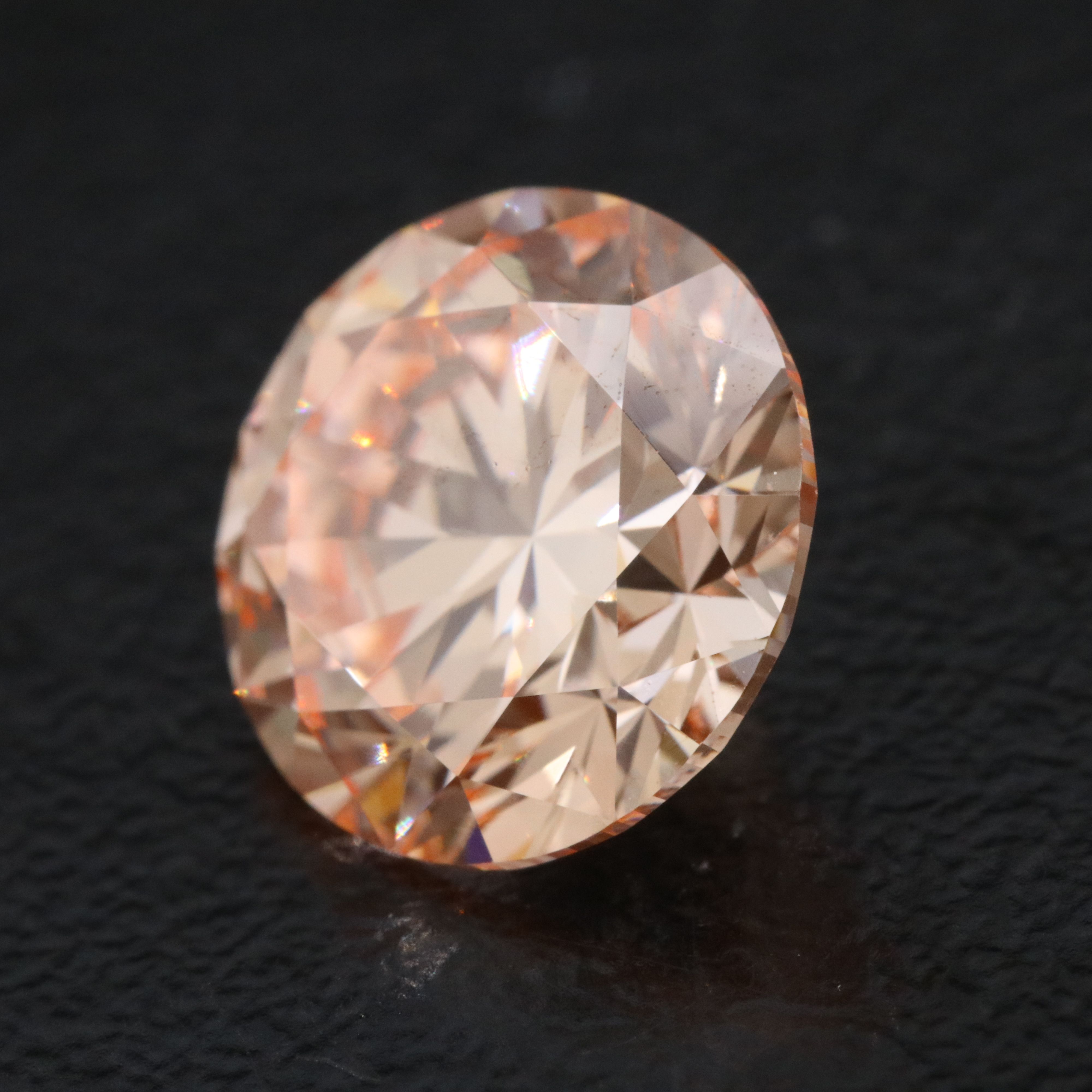 Loose 3.09 CT Lab Grown Fancy Pink Diamond with IGI Report