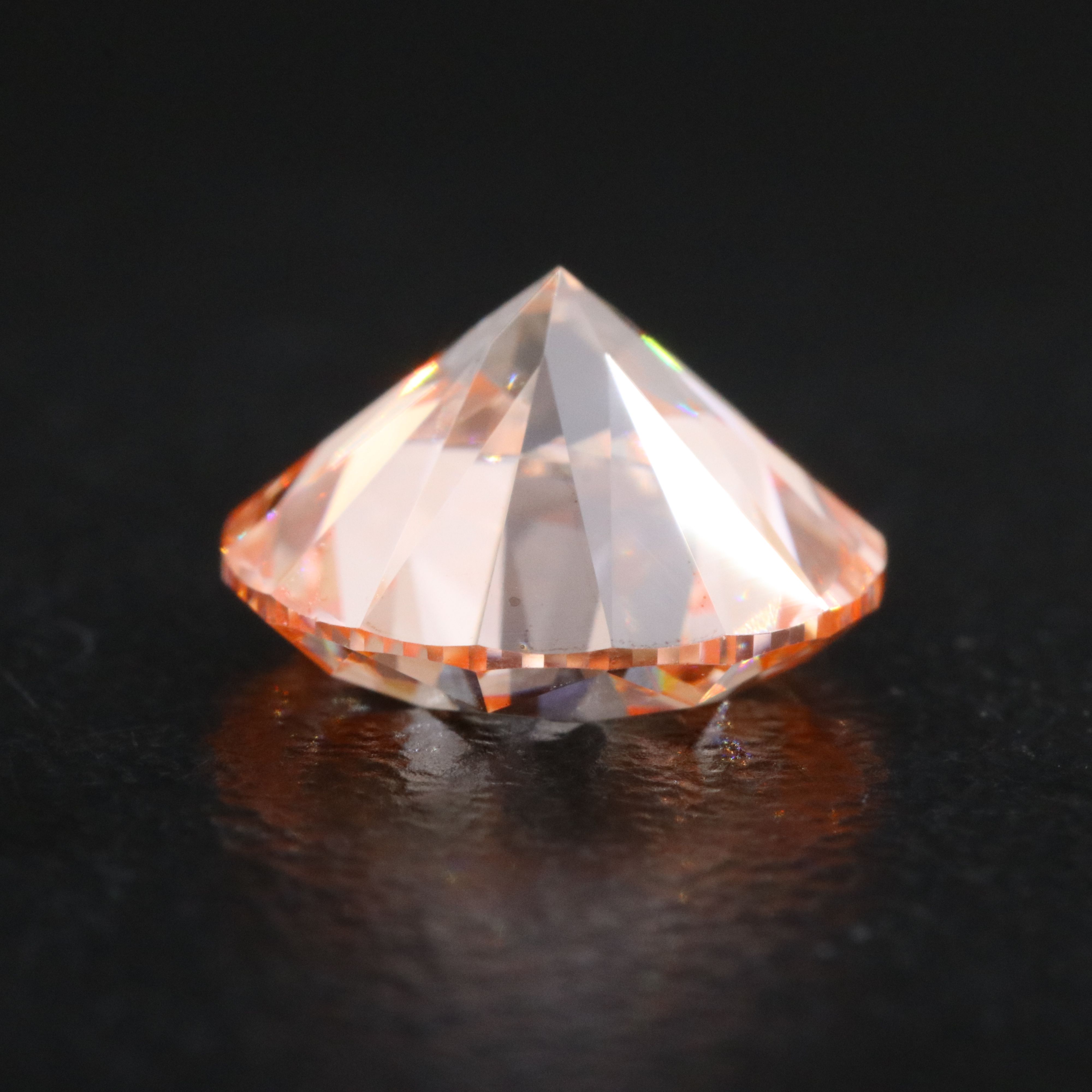 Loose 3.09 CT Lab Grown Fancy Pink Diamond with IGI Report