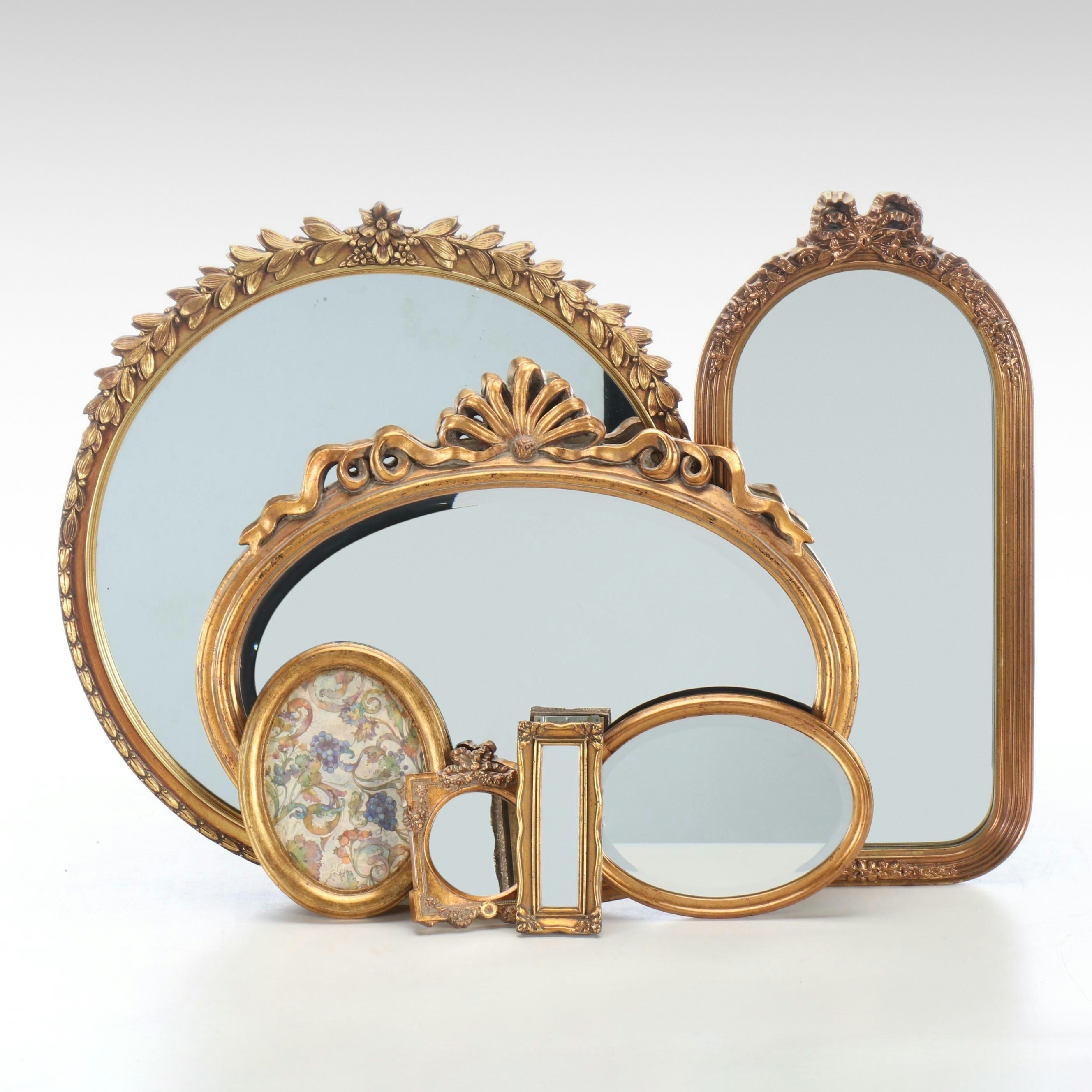 Carolina Mirror Co. with Other Victorian Style Giltwood Wall Mirrors and Frame