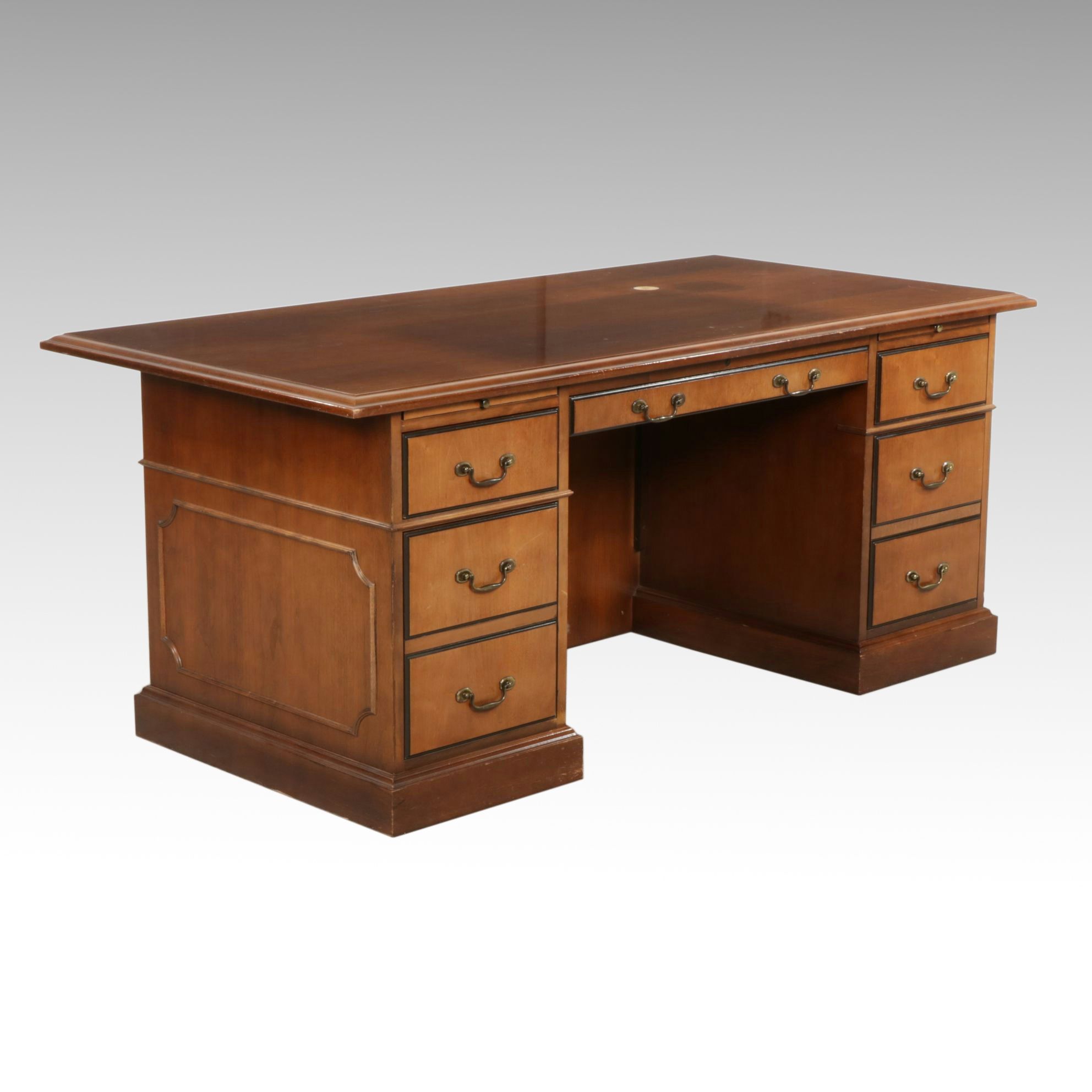 Paoli Mahogany Executive Desk
