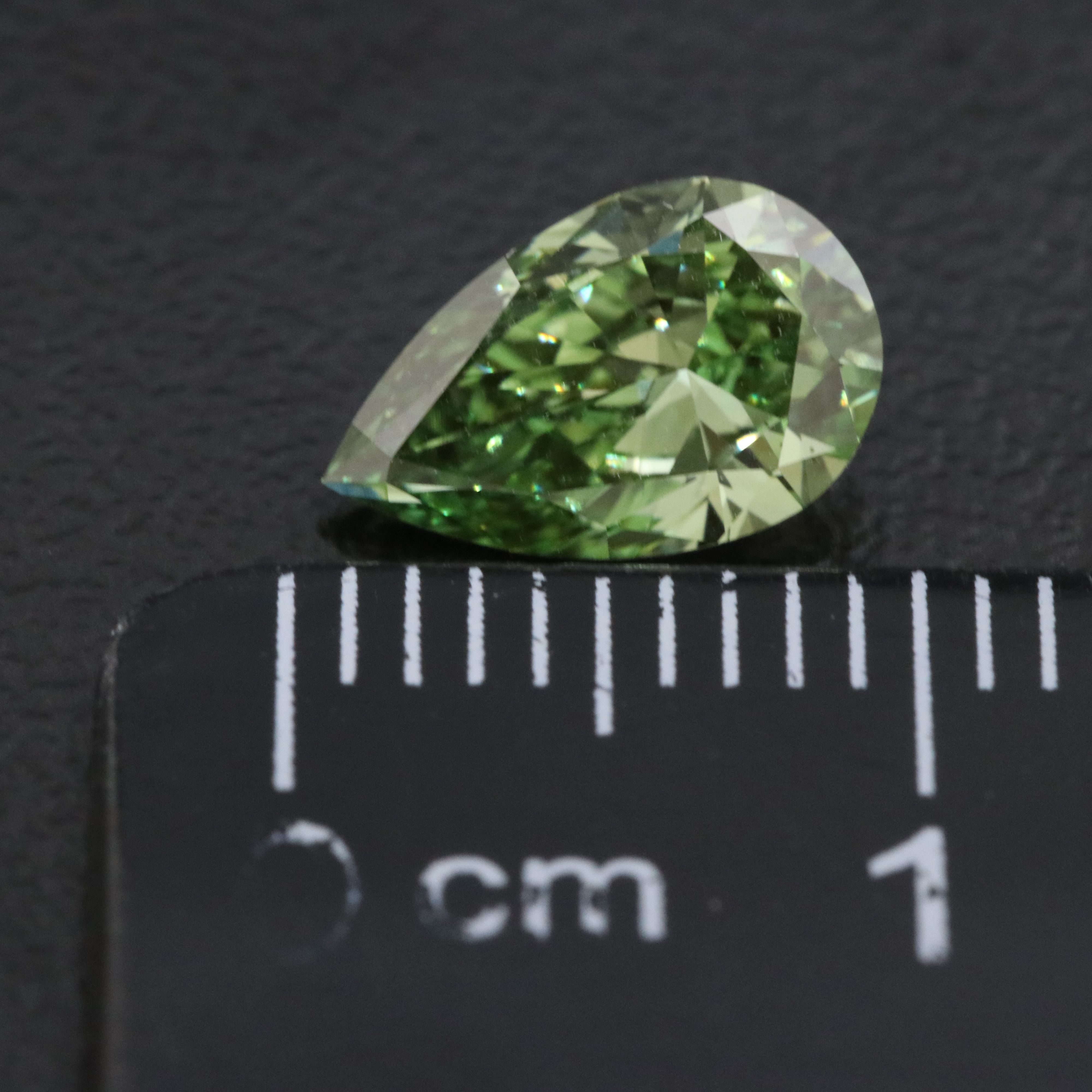 Loose 1.12 CT Lab Grown Fancy Green Diamond with IGI Report