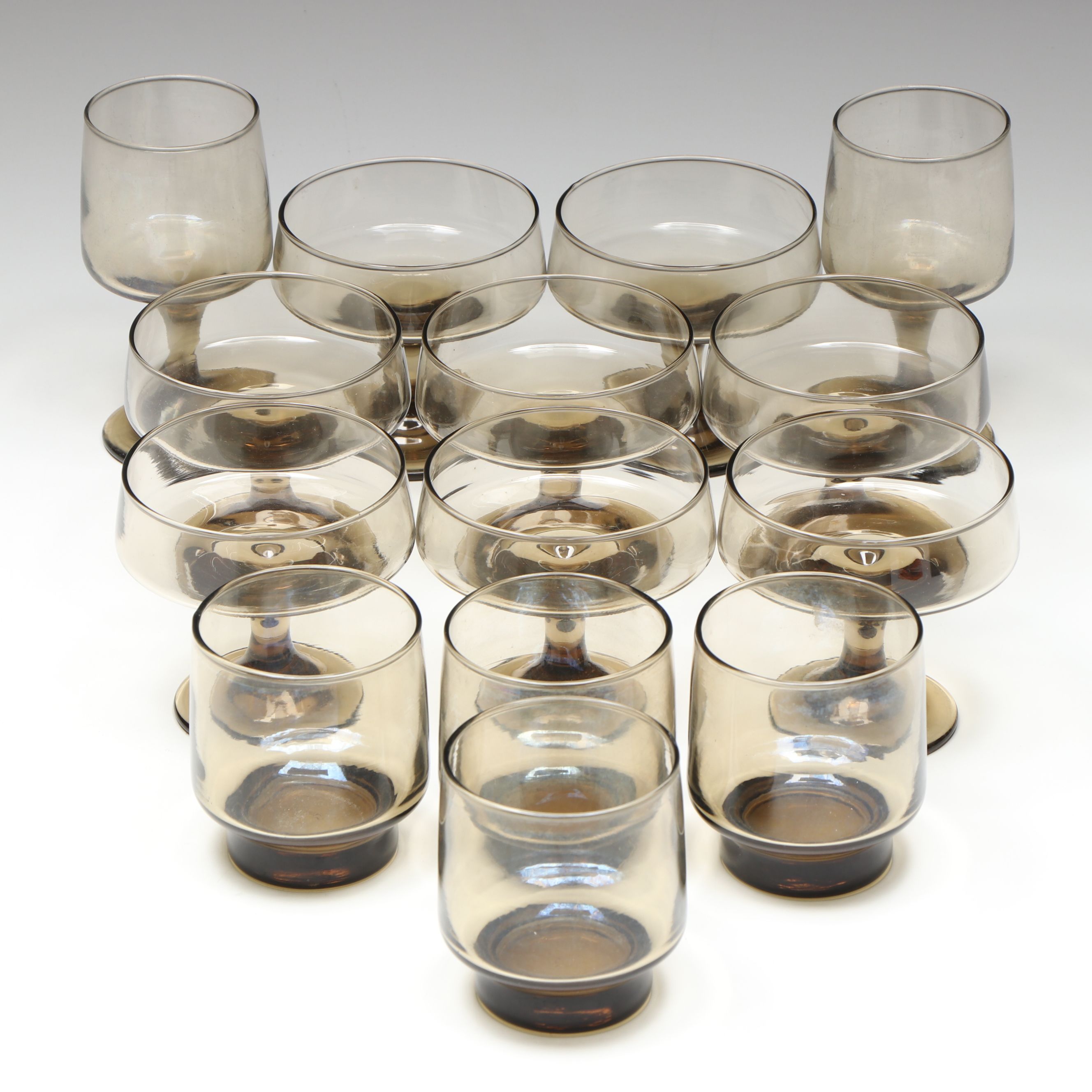Libbey Glass "Tawny" Coupes and Other Glasses