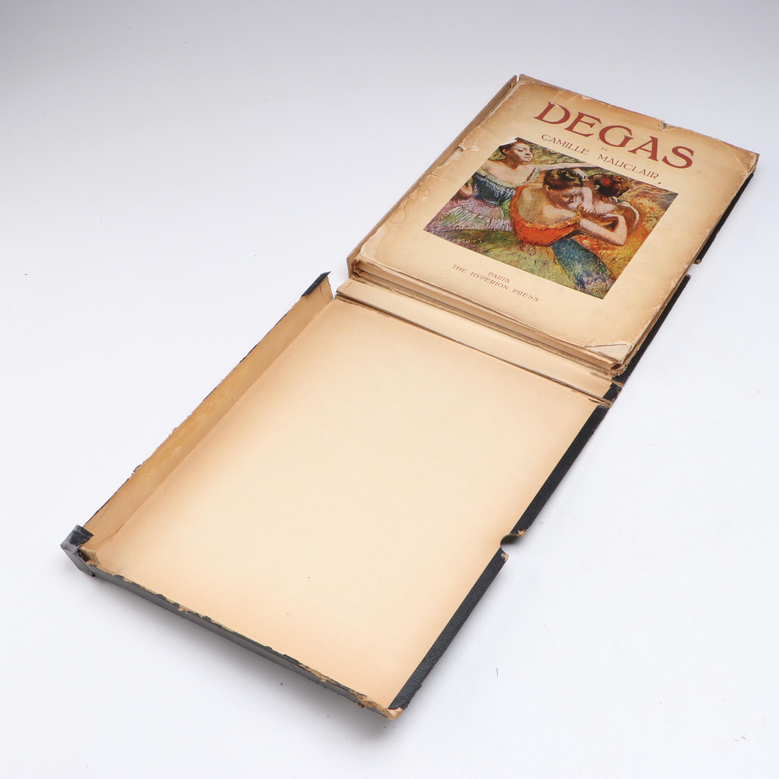 First Edition "Degas" by Camille Mauclair, 1937