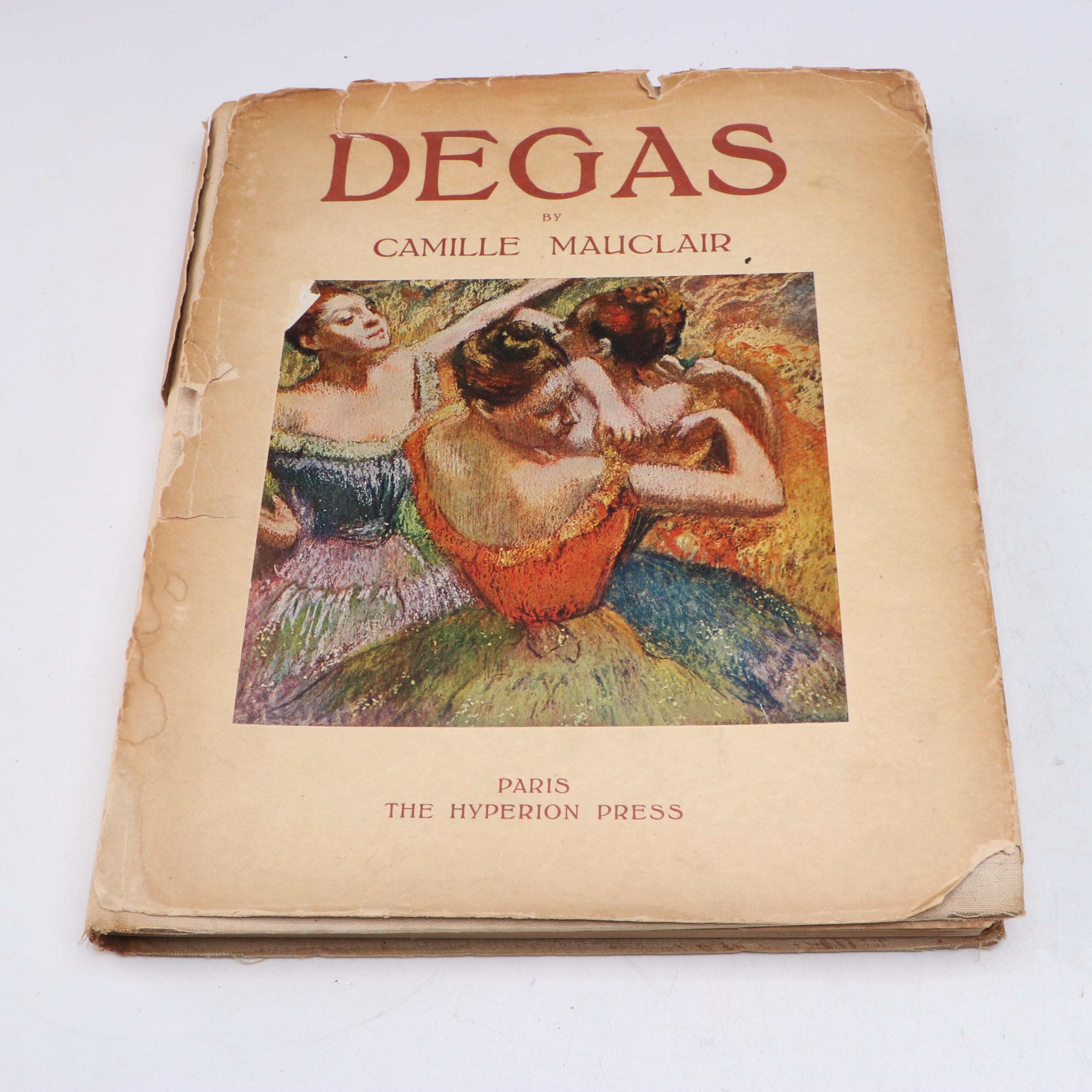 First Edition "Degas" by Camille Mauclair, 1937