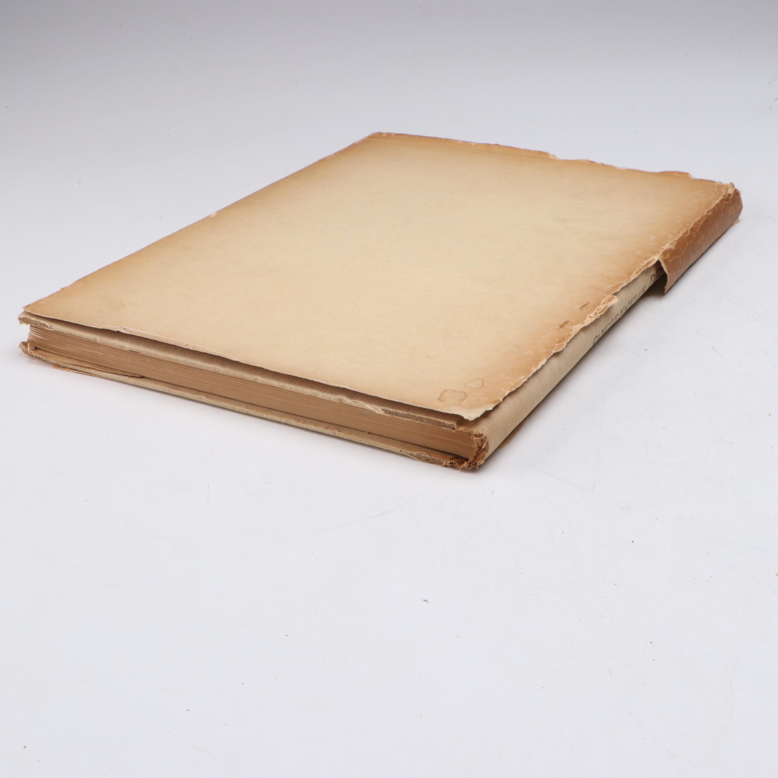 First Edition "Degas" by Camille Mauclair, 1937