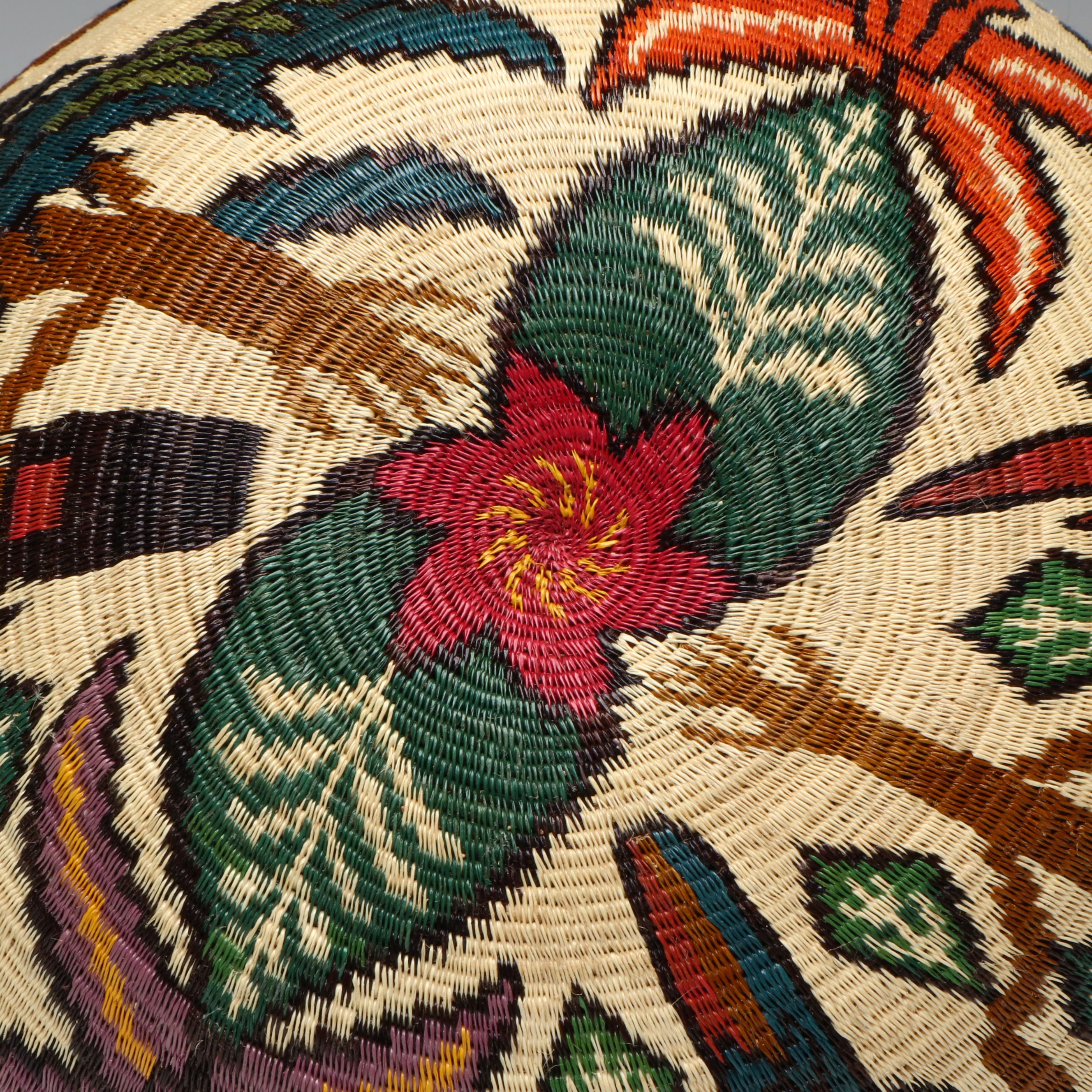 Panama Wounaan Chunga Fiber and Nahuala Basket